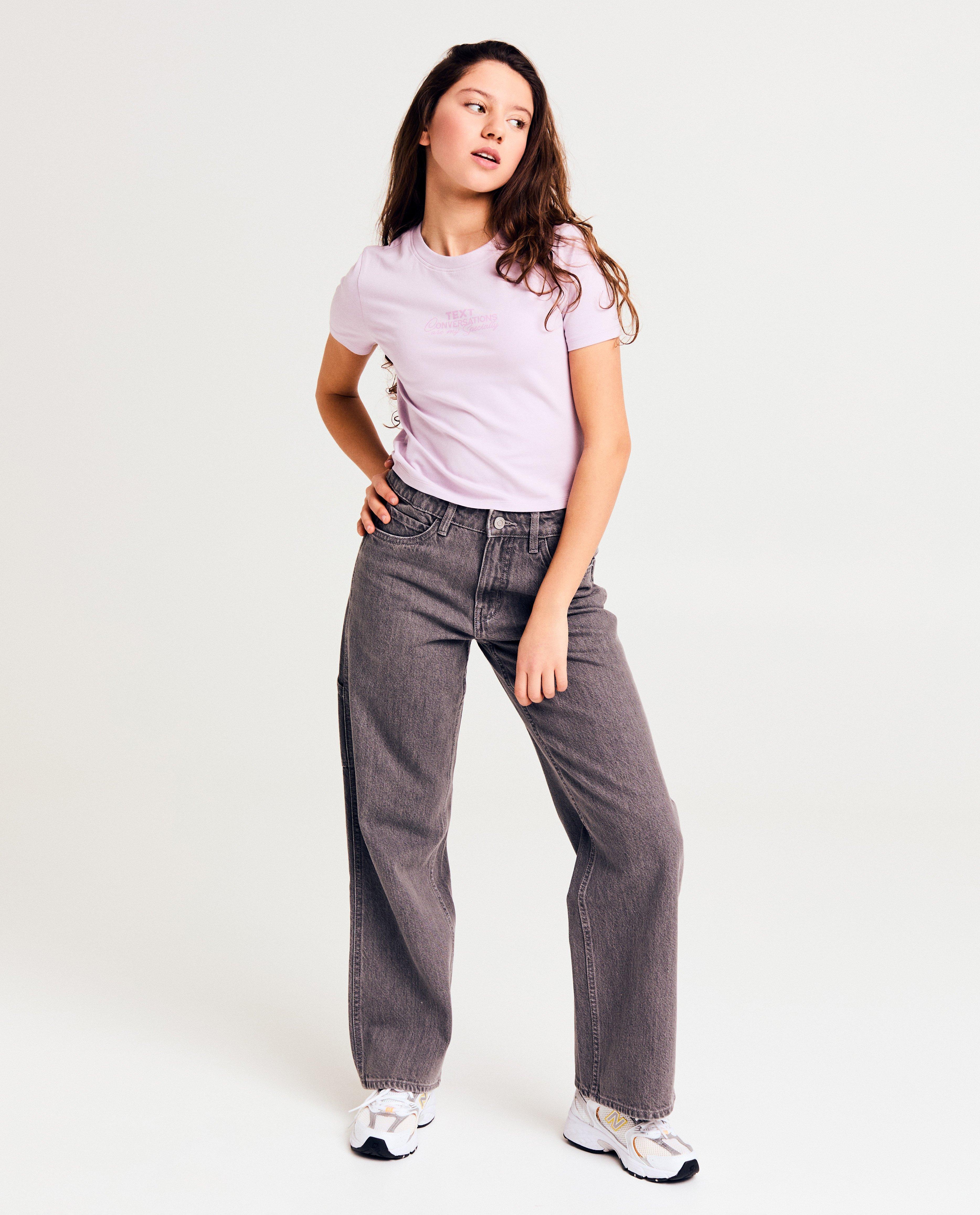 T-shirts - T-shirt met opschrift