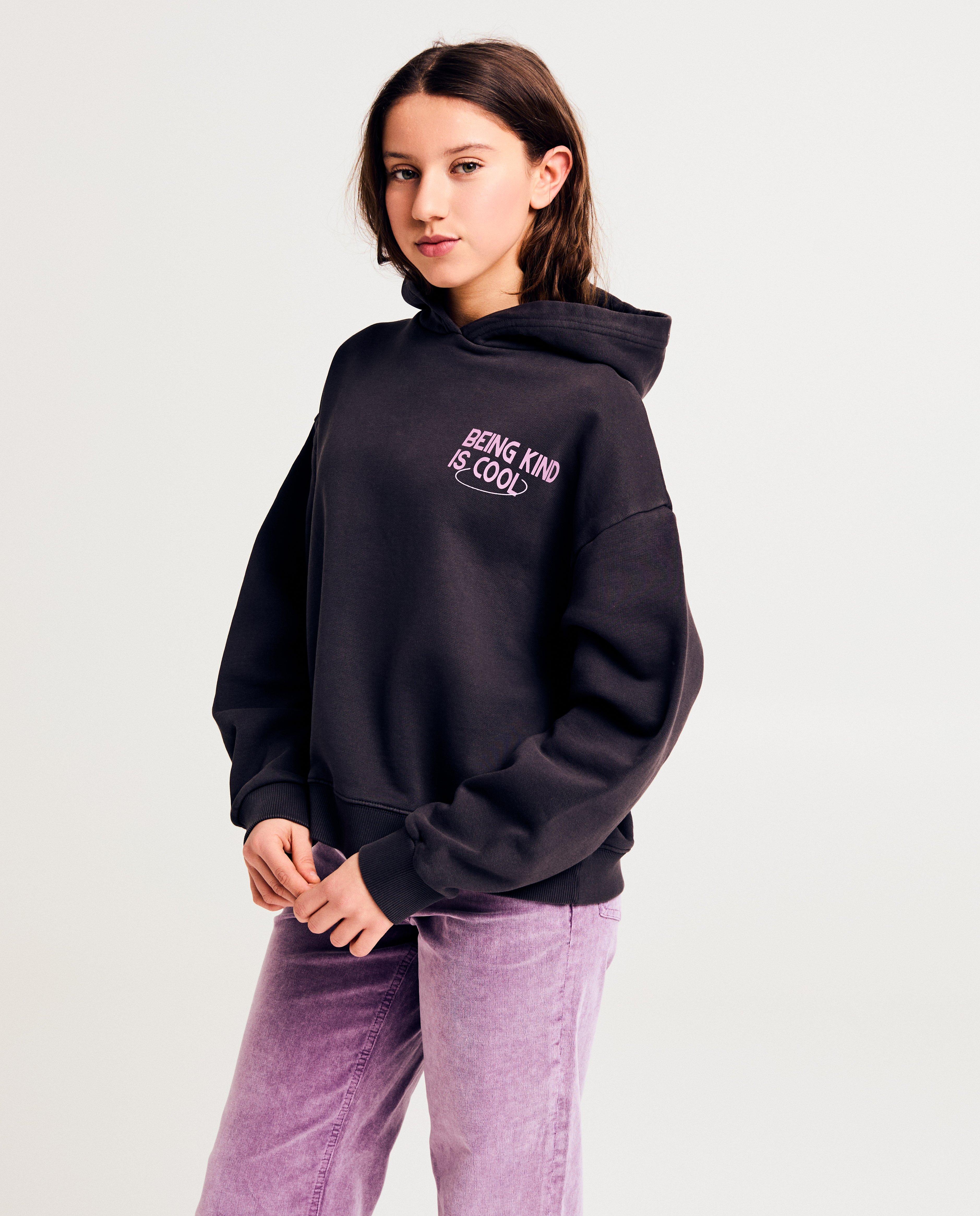 Hoodie met backprint, oversized fit - null - Groggy