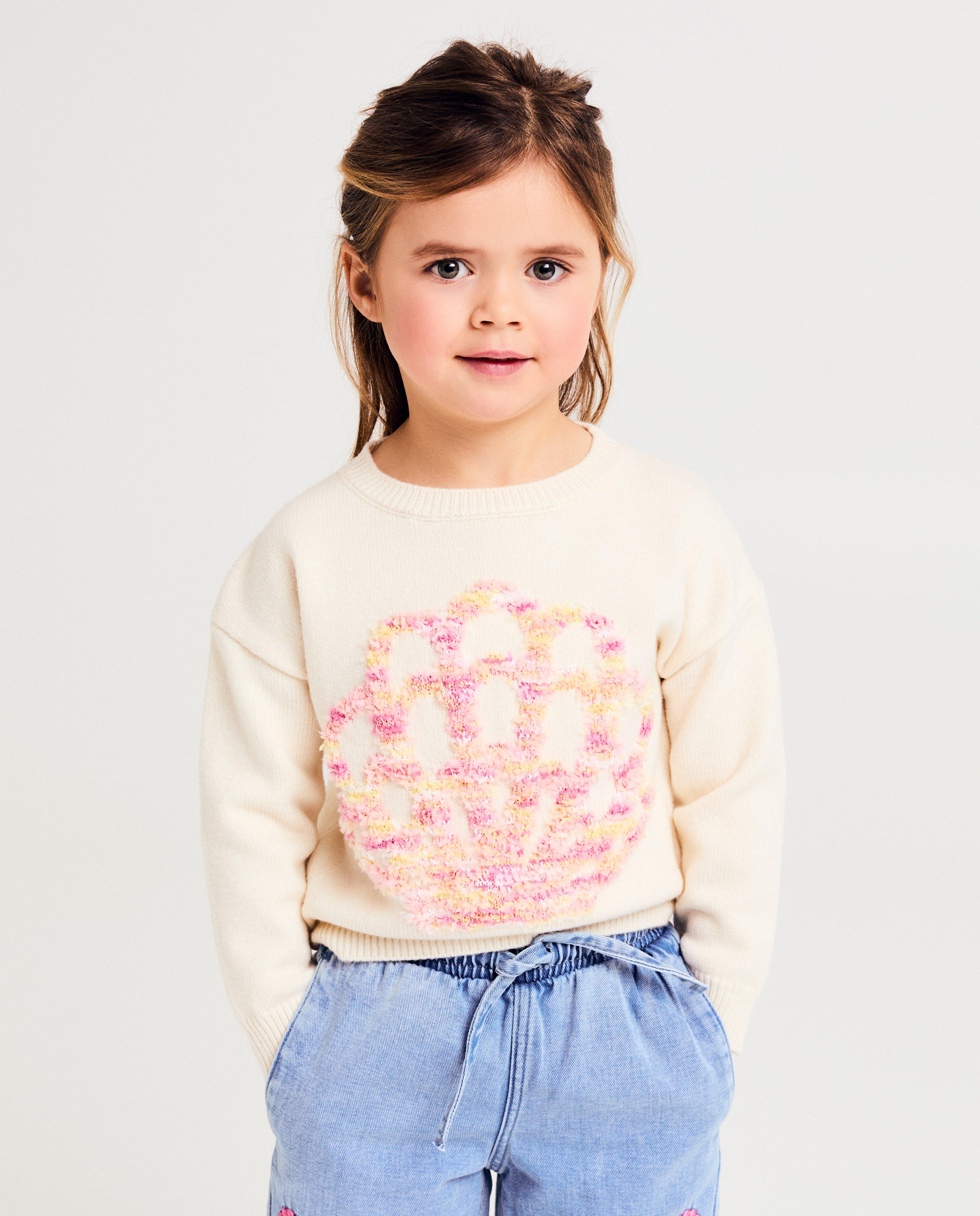 Pull avec un coquillage en mesh - null - K3