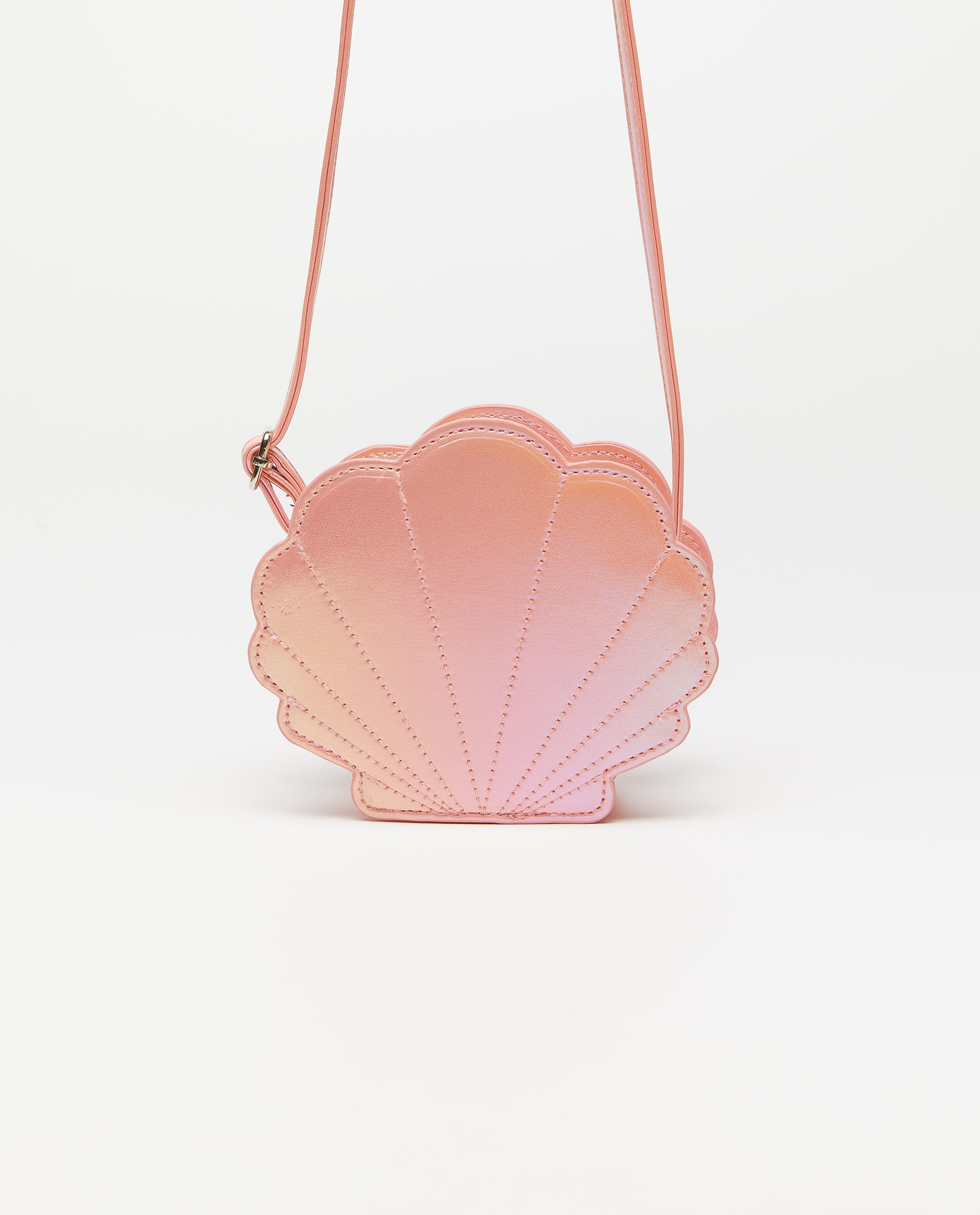 Handtassen - Metallic handtas schelp