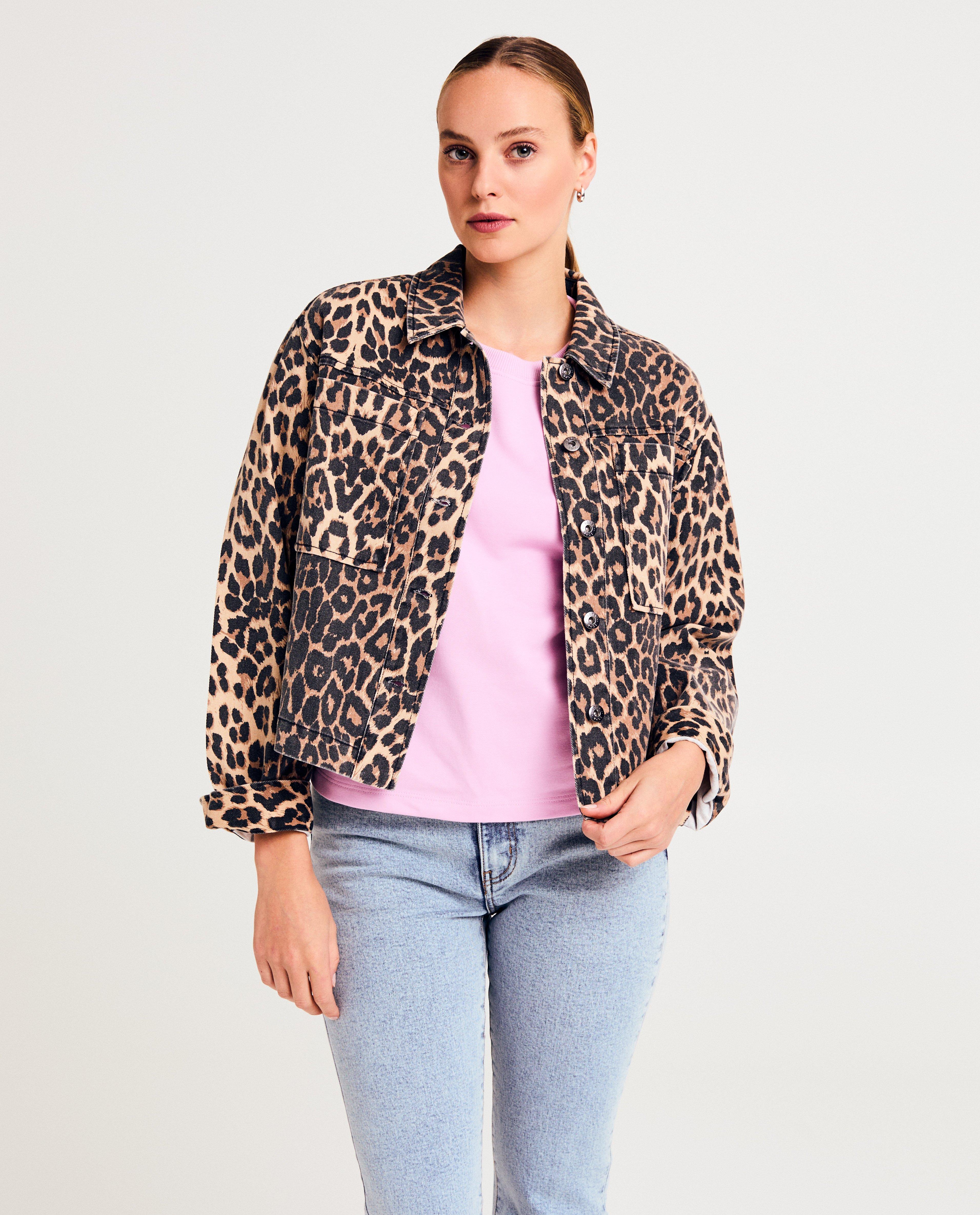 Vest met luipaardprint - null - Sora