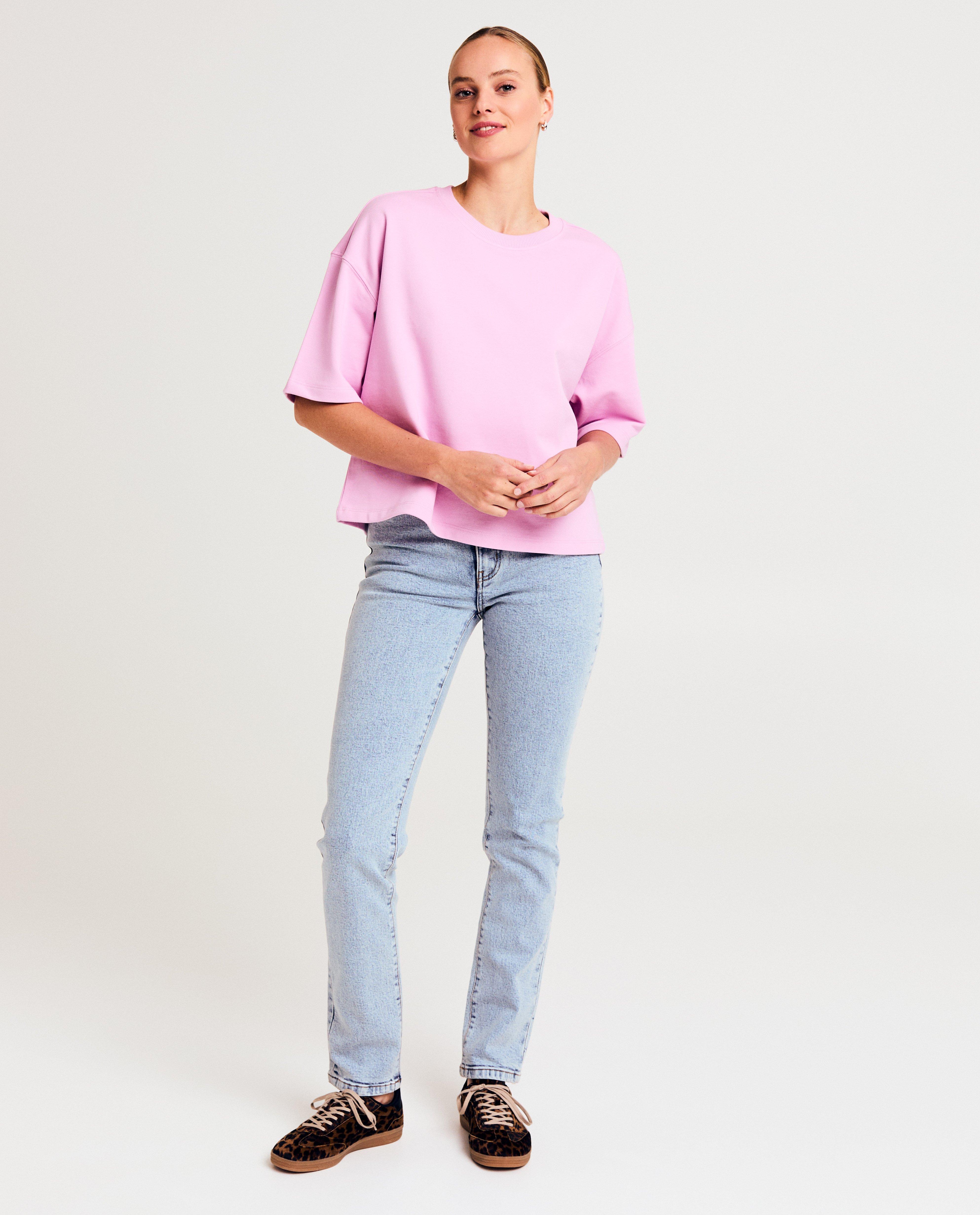 Lichtblauwe jeans, straight fit - null - Sora
