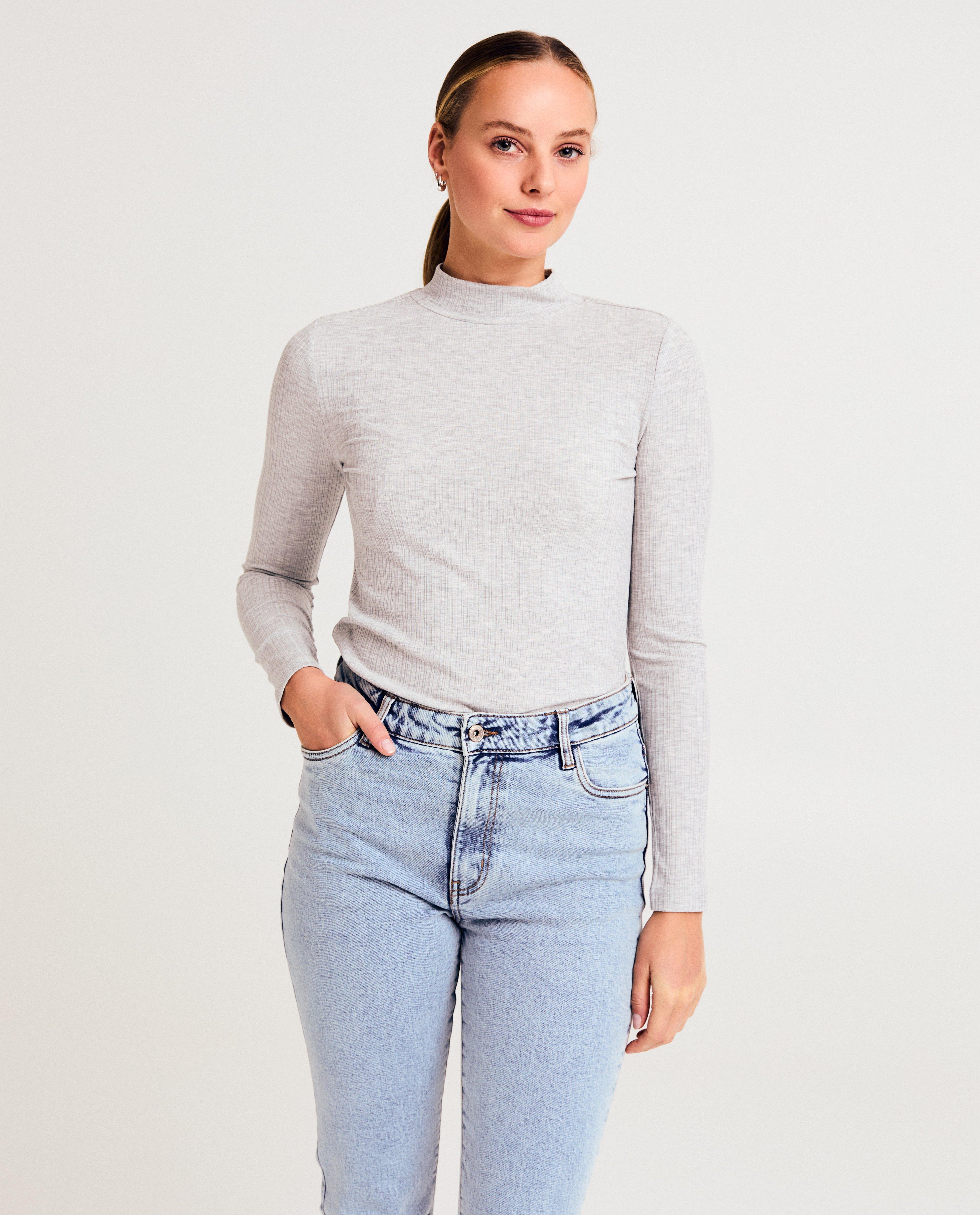 T-shirts - Grijze longsleeve