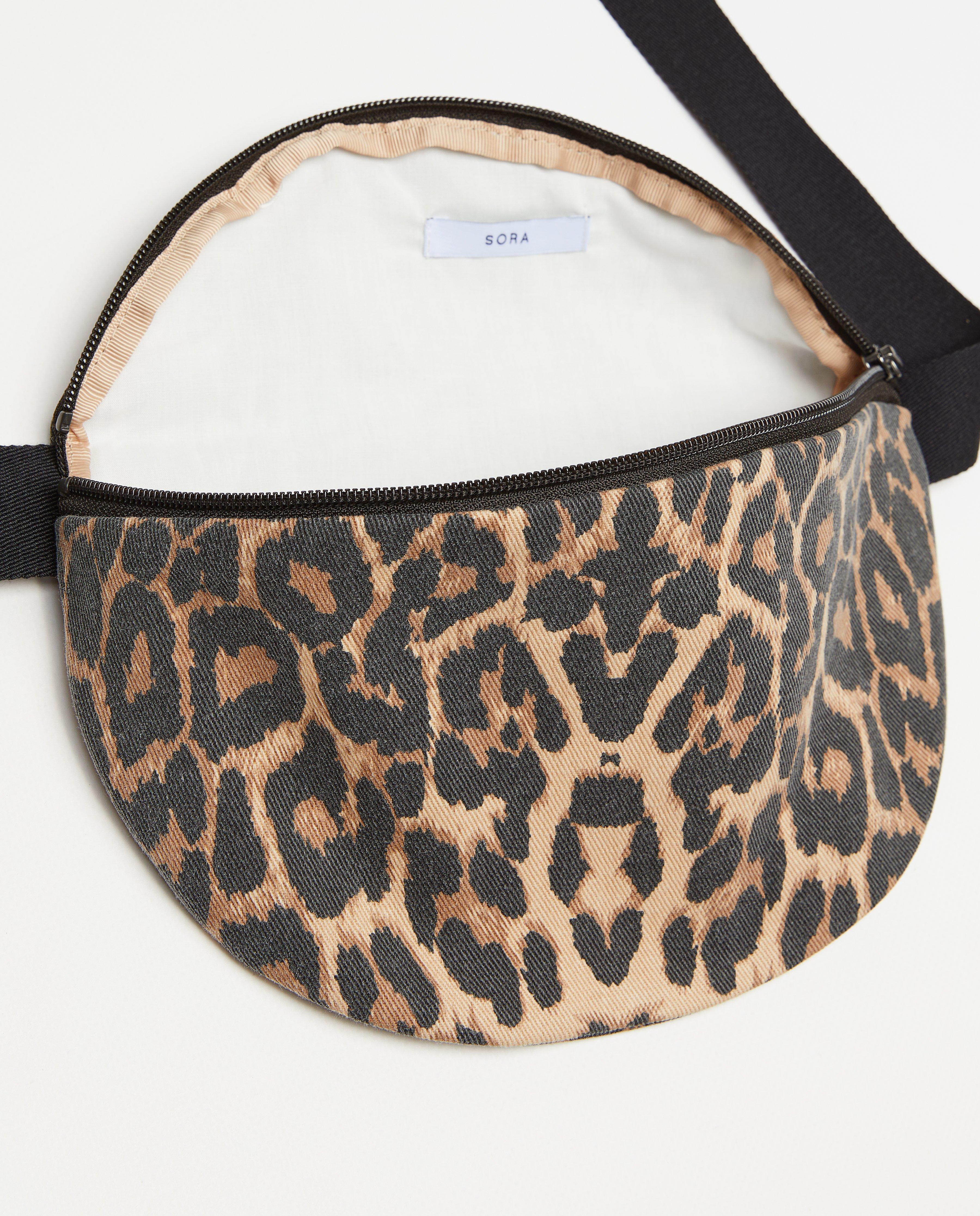 Handtassen - Schoudertas met luipaardprint