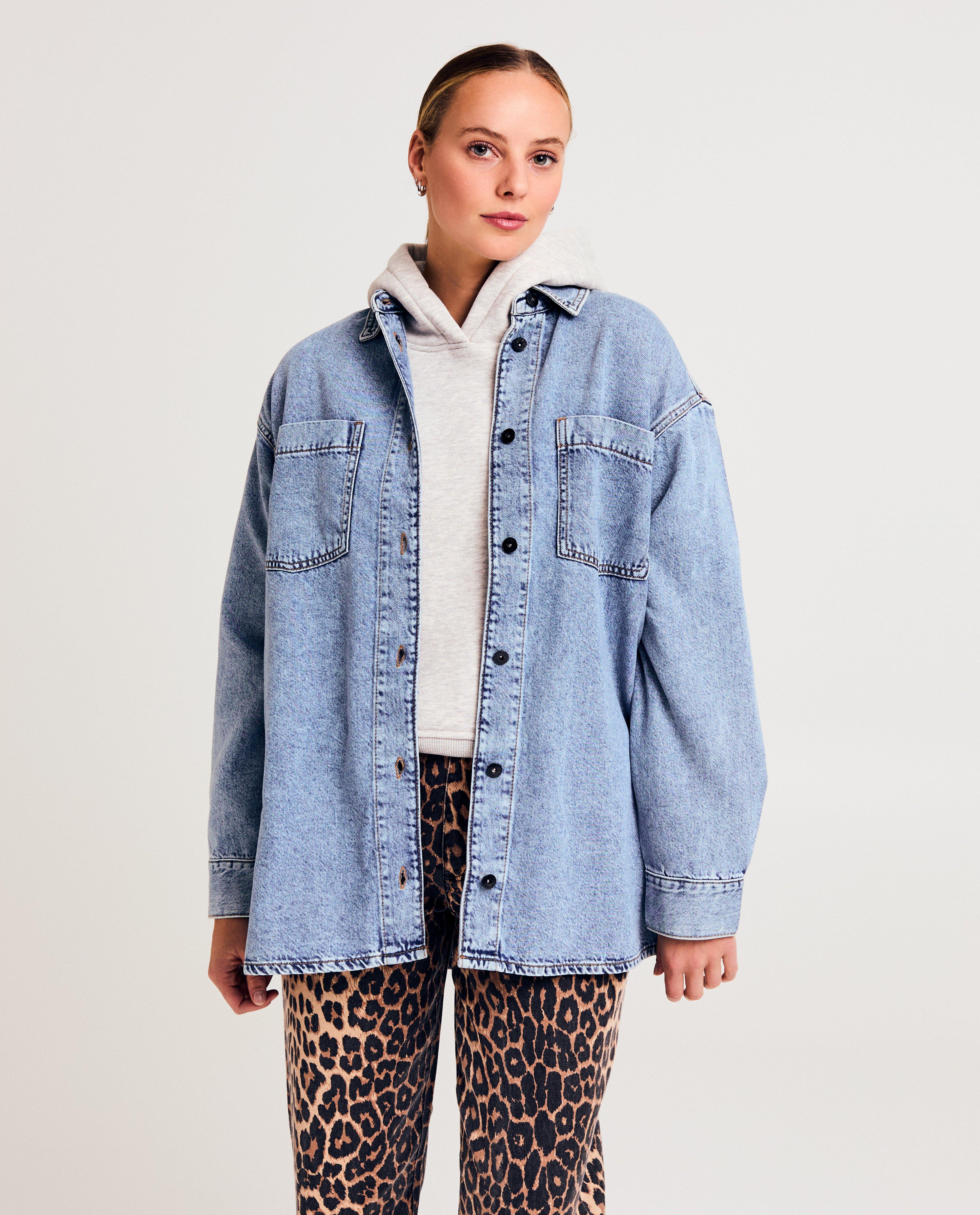 Chemises - Chemisier bleu en jeans