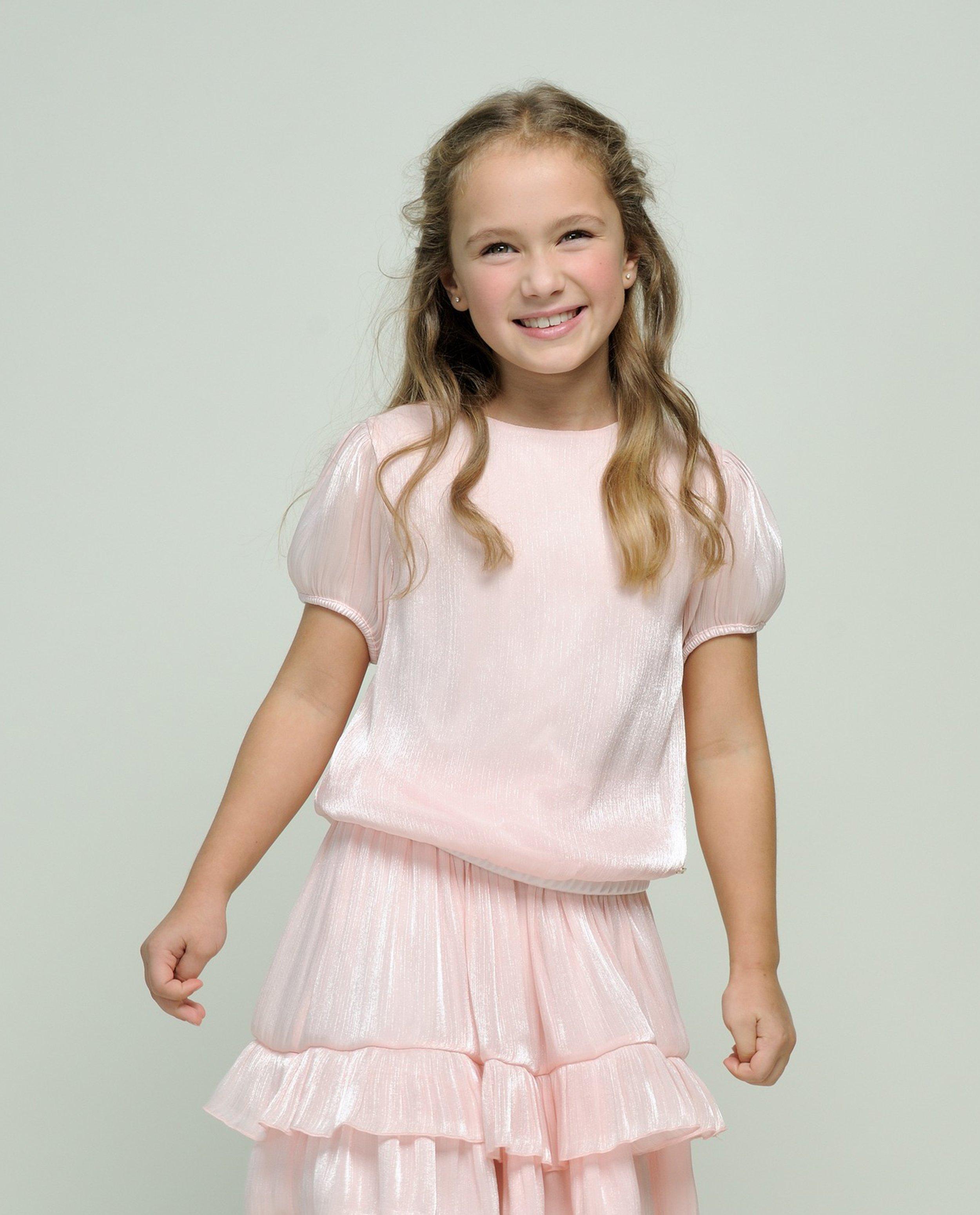 Roze blouse, Special occasion - null - Le Chic