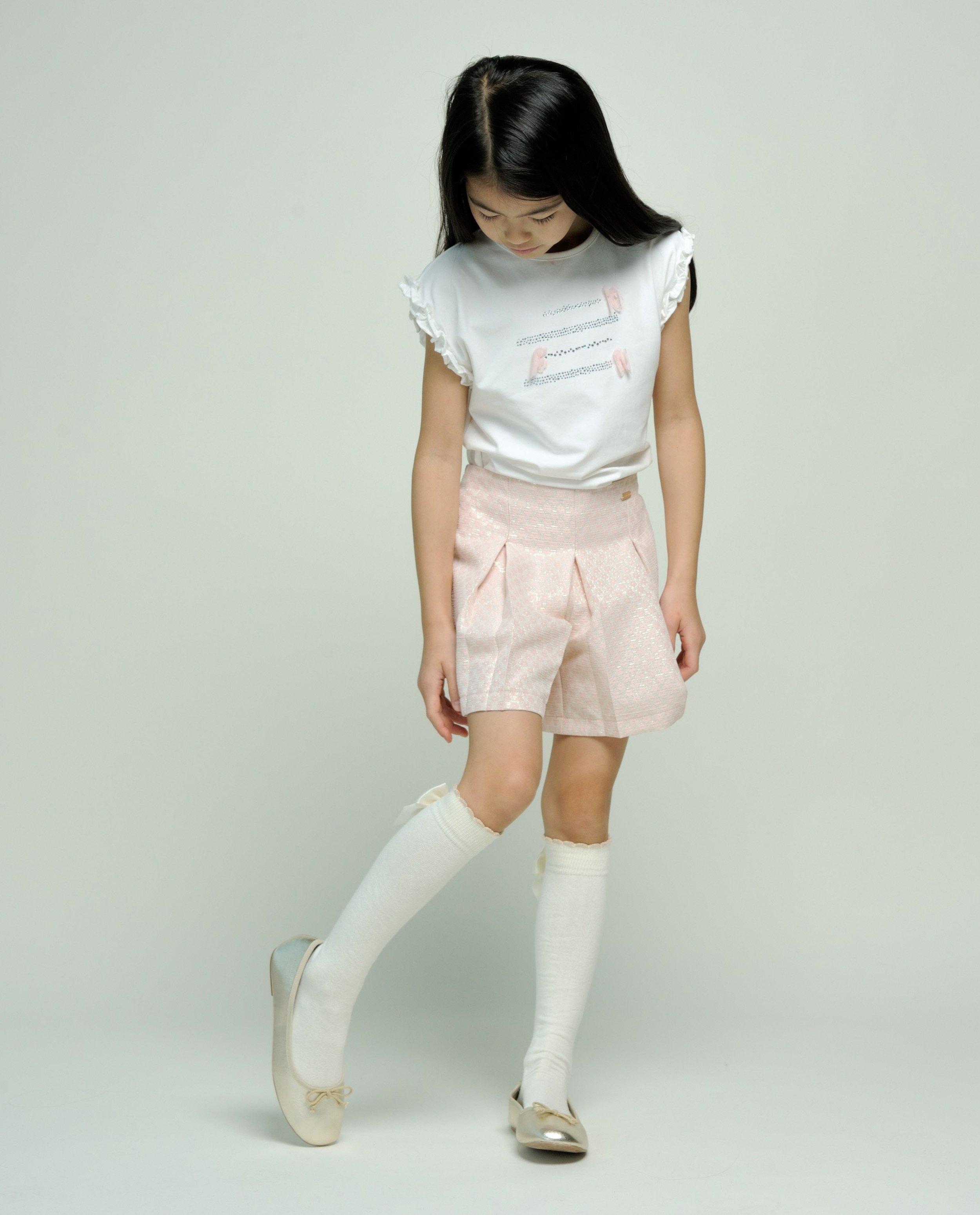 Kniekousen met strik, Special occasions - null - Le Chic