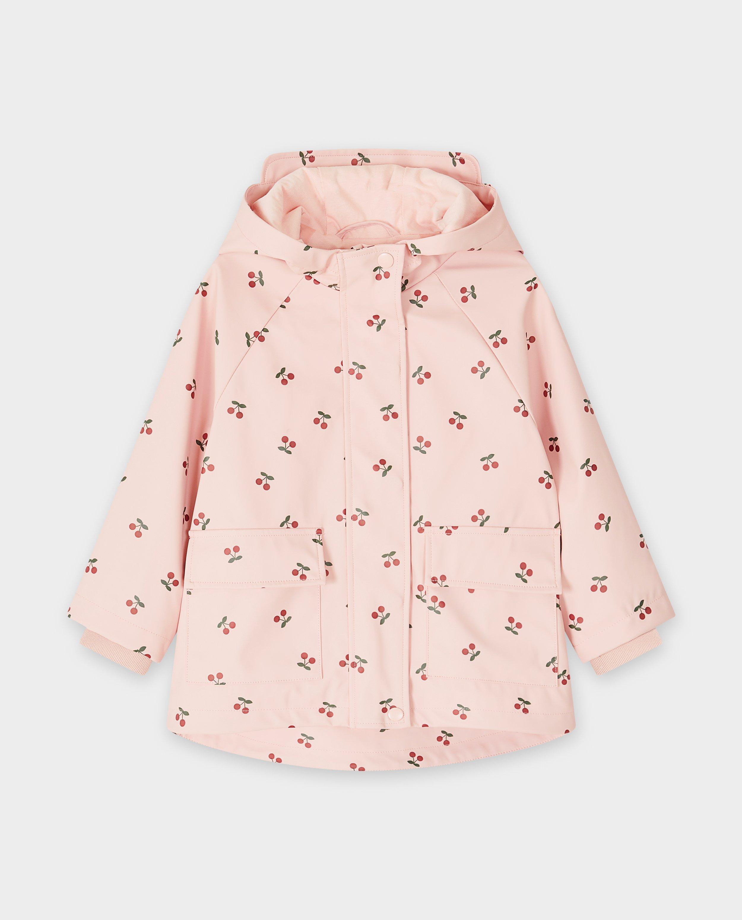 Poncho's en teddy's - Jas met kersenprint