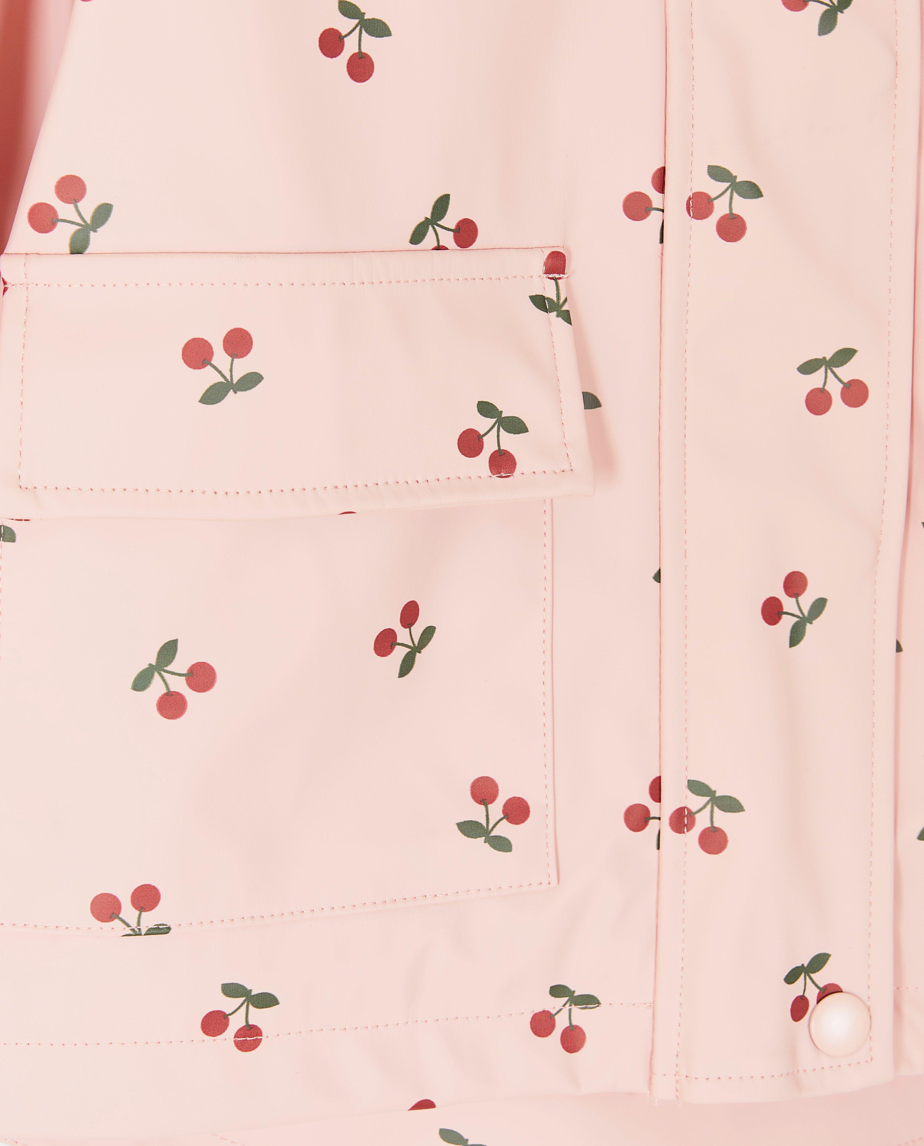 Poncho's en teddy's - Jas met kersenprint