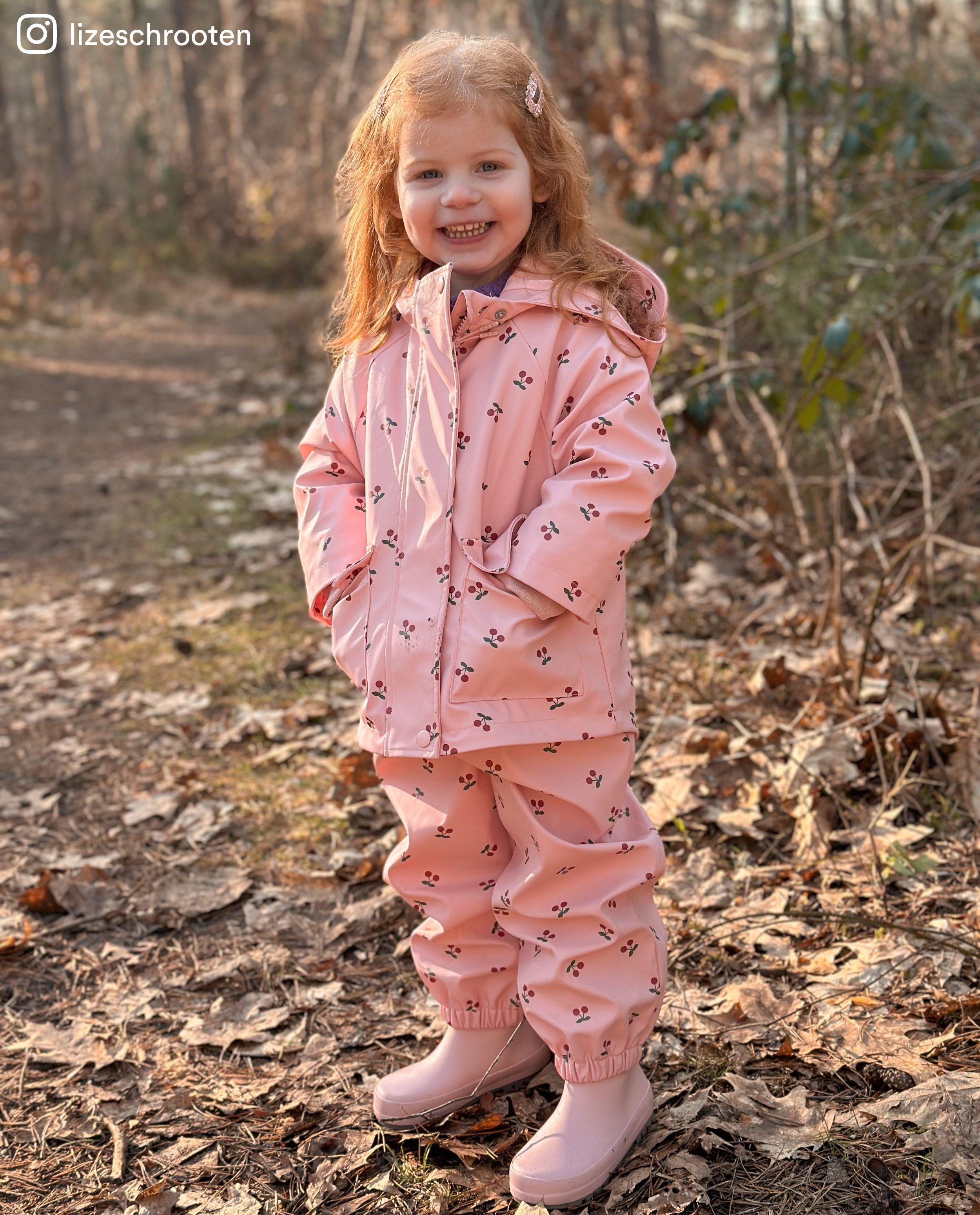 Roze regenbroek met print - null - Milla Star