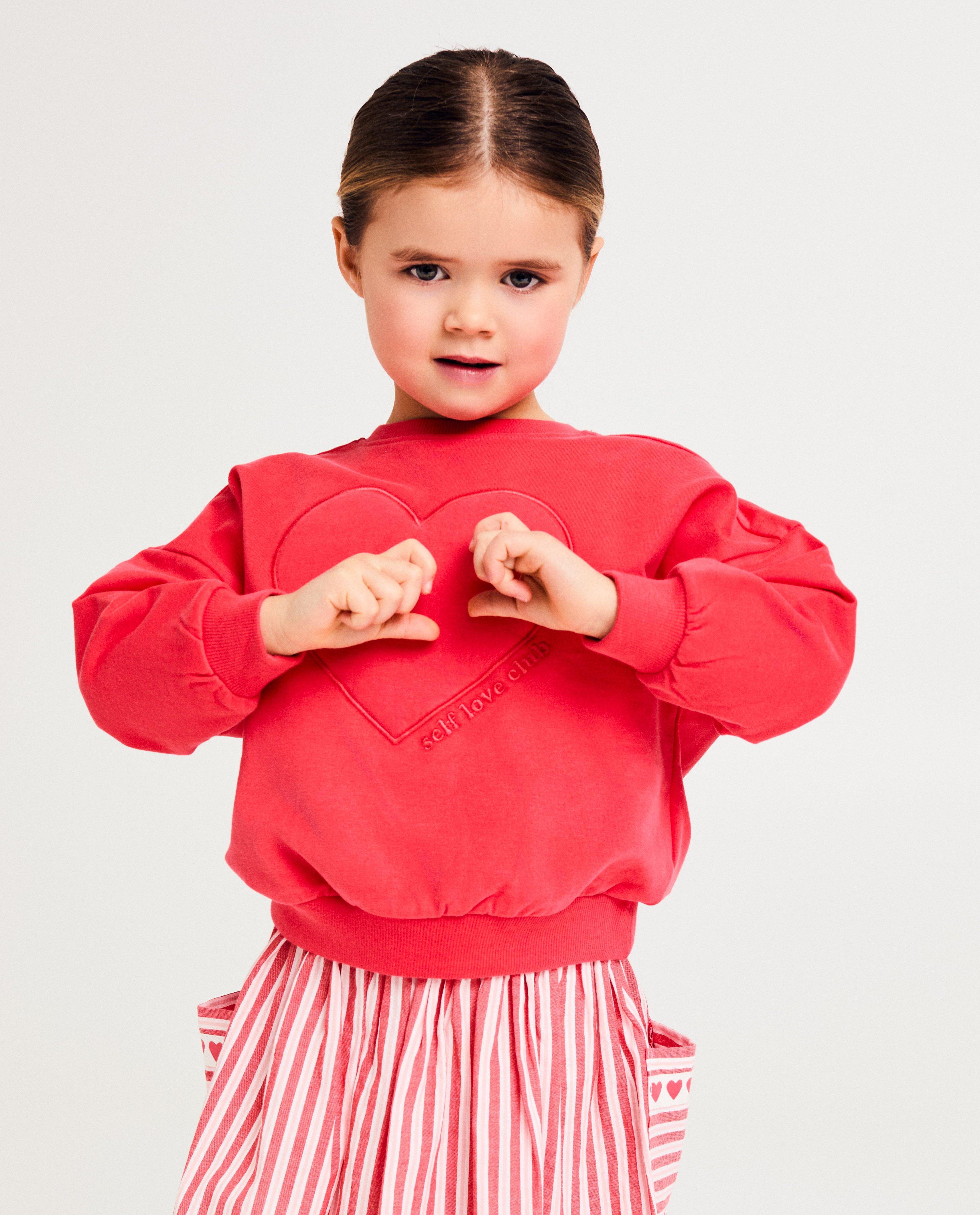 Sweater met geborduurd hart - null - Milla Star