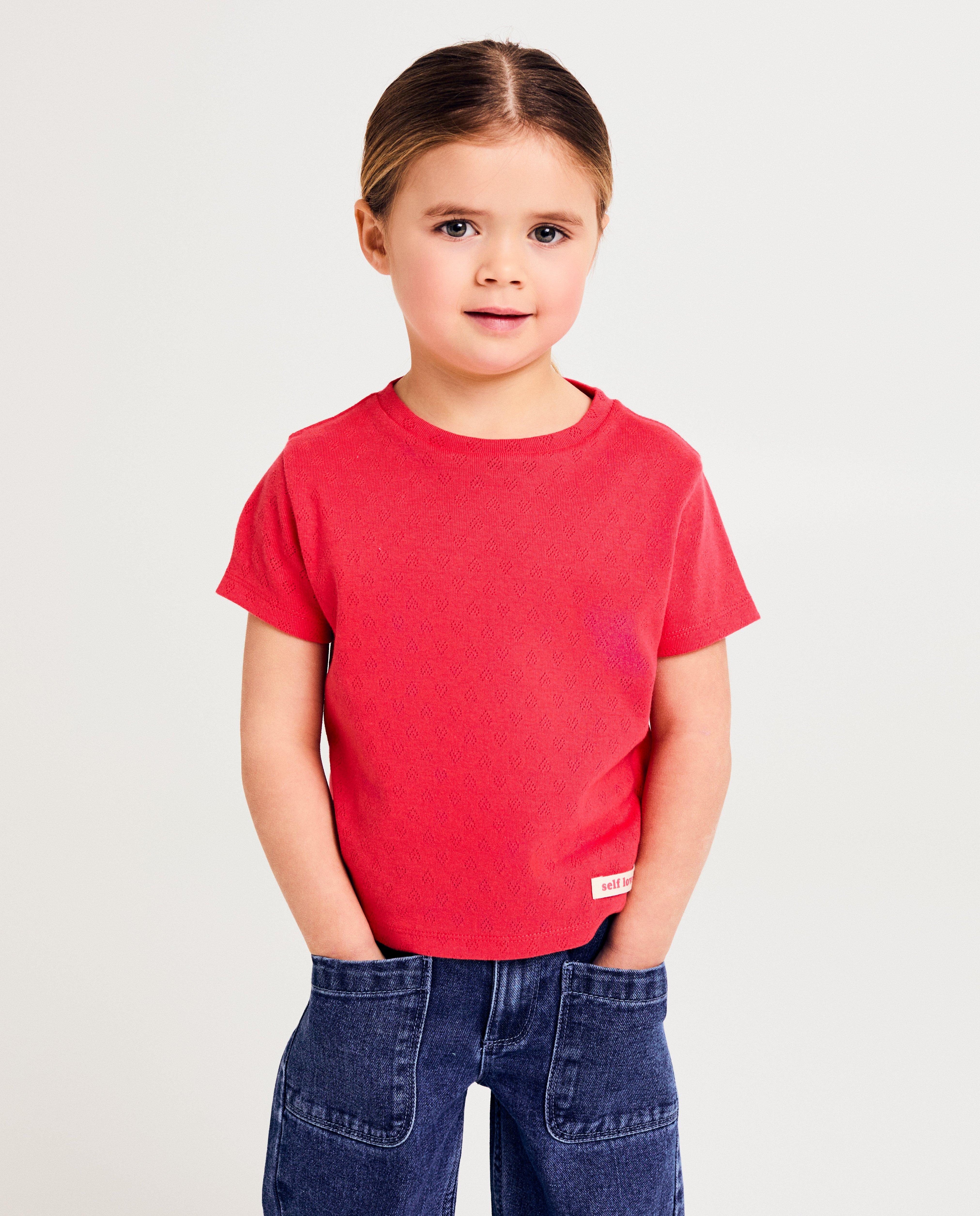 T-shirt met ajour - null - Milla Star