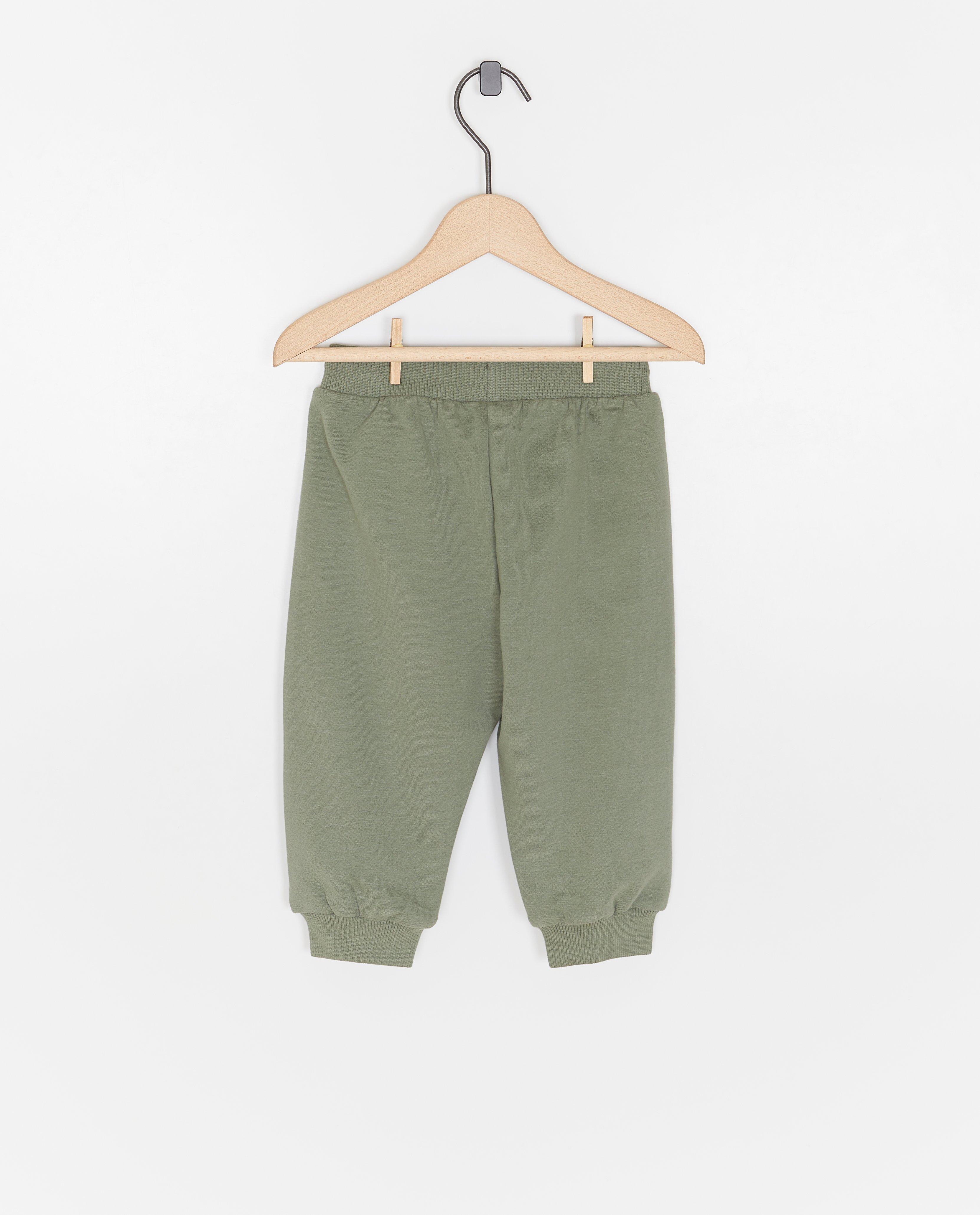Broeken - Groene joggingbroek