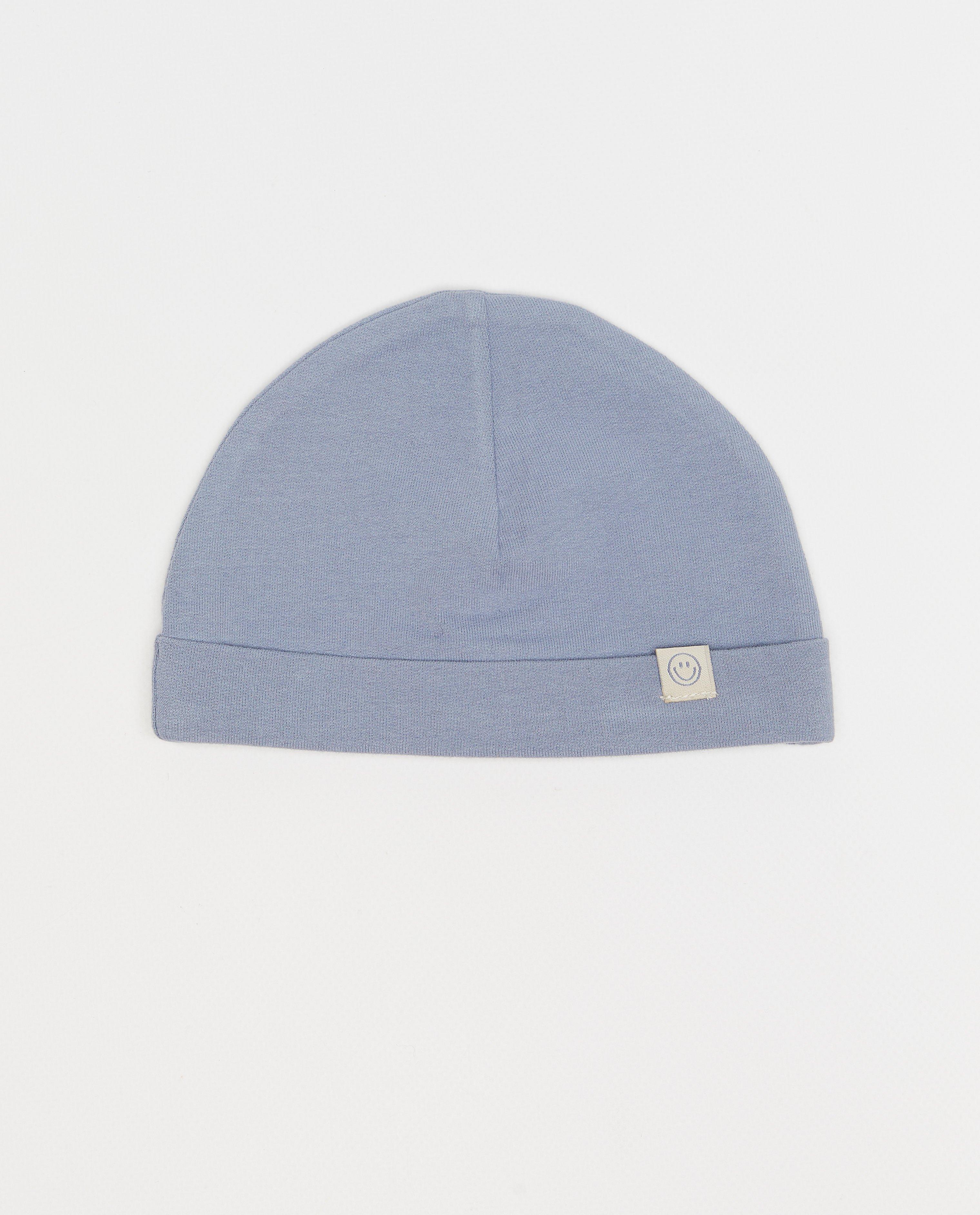 Blauwe muts - null - Newborn 50-68