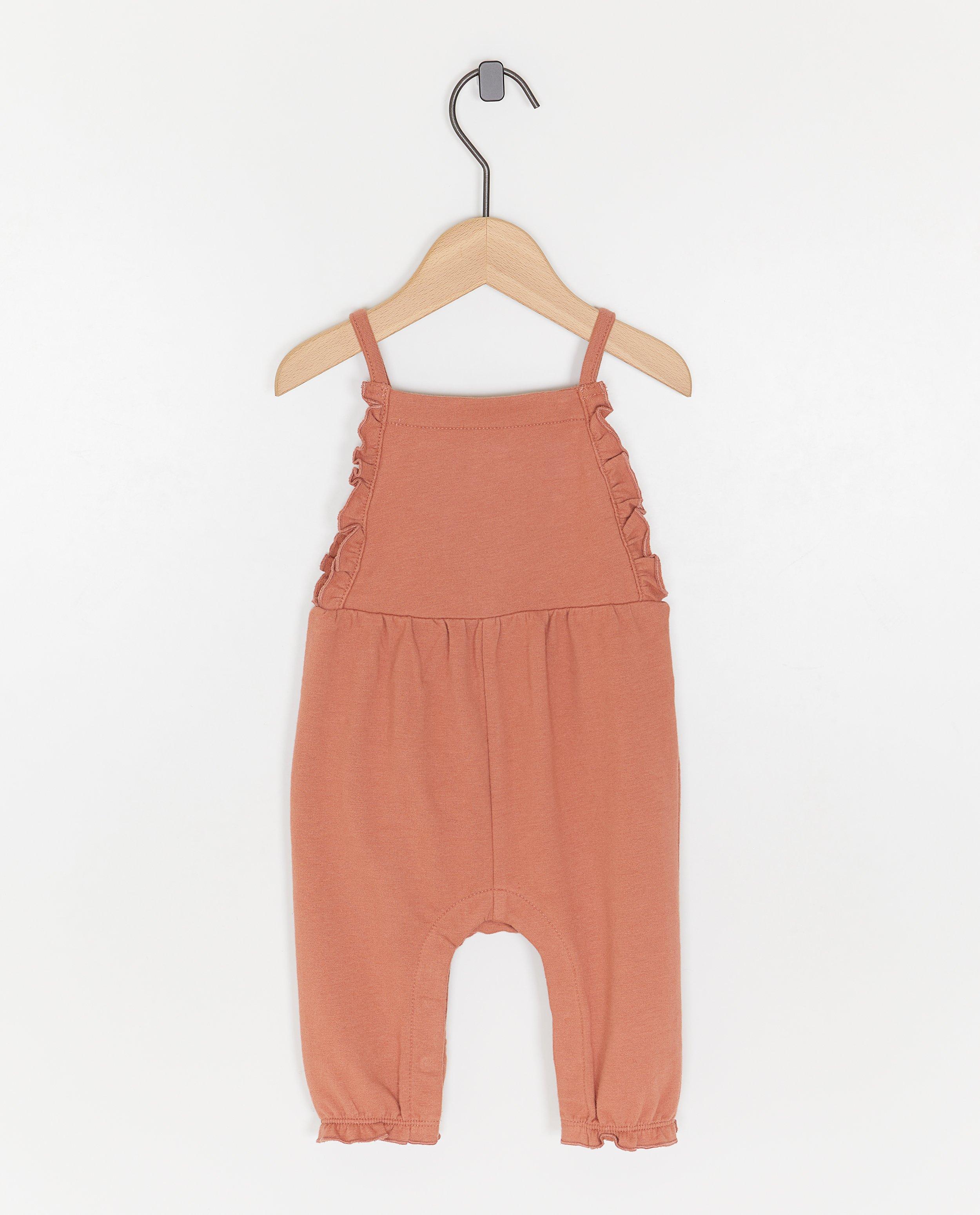 Salopette orange - D&eacute;tails du produit - rose - image num&eacute;ro 2