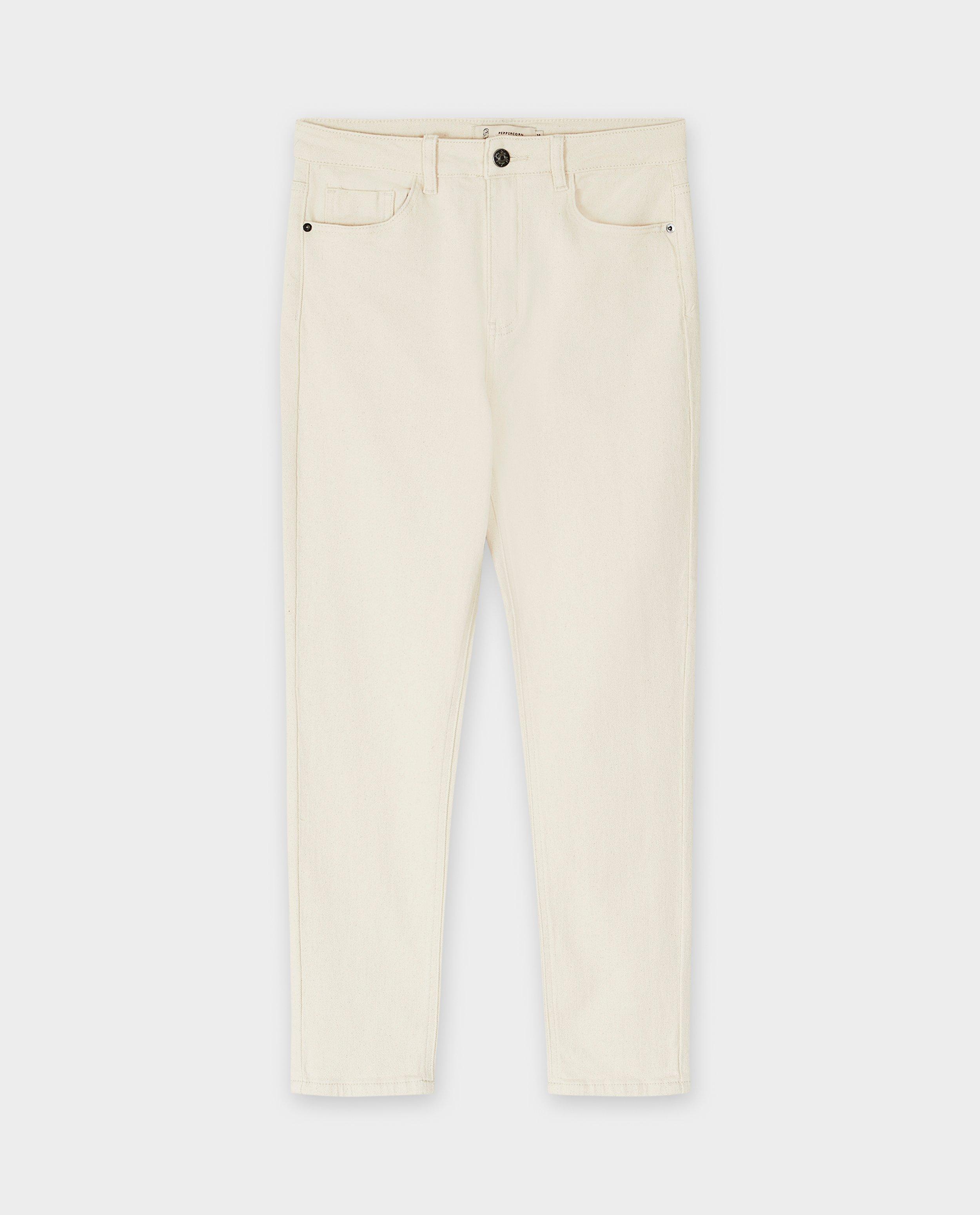 Jeans - Beige broek, straight fit
