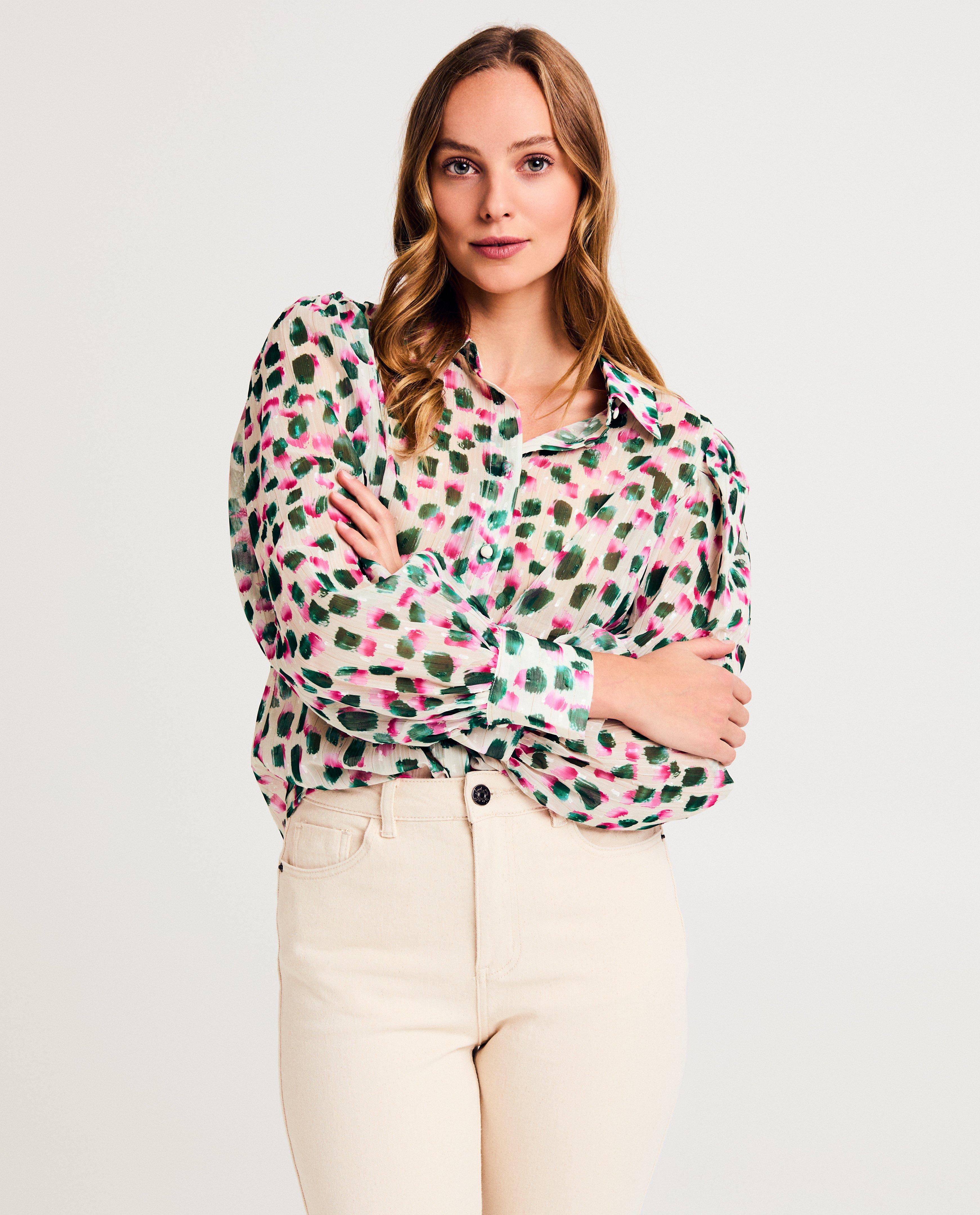 Blouse met print - null - Peppercorn