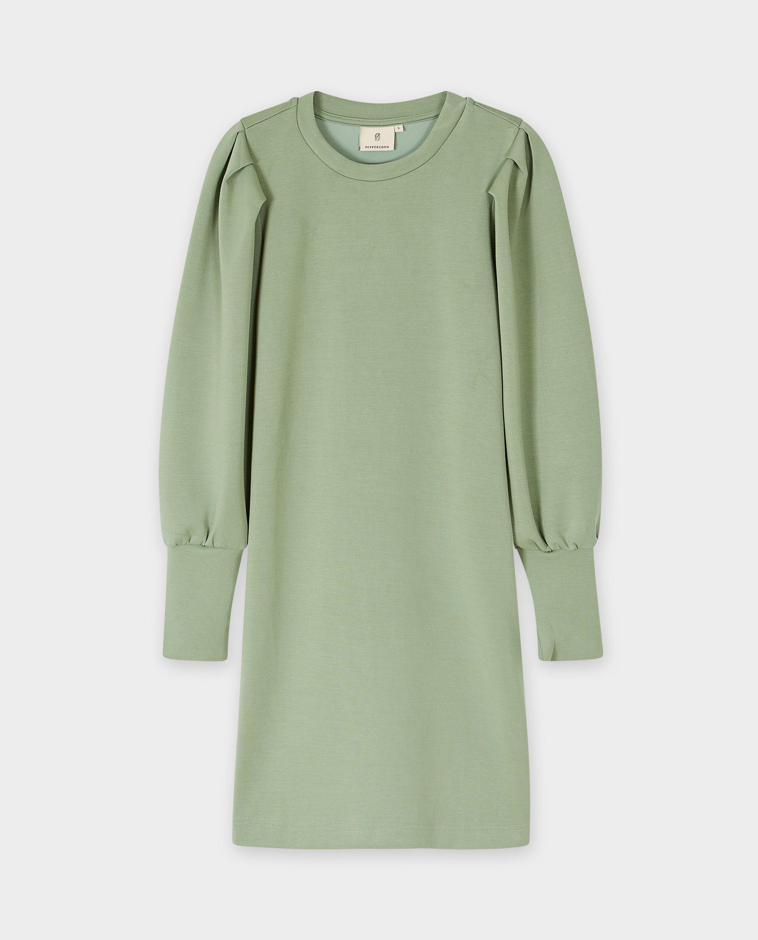 Kleedjes - Groene sweaterjurk