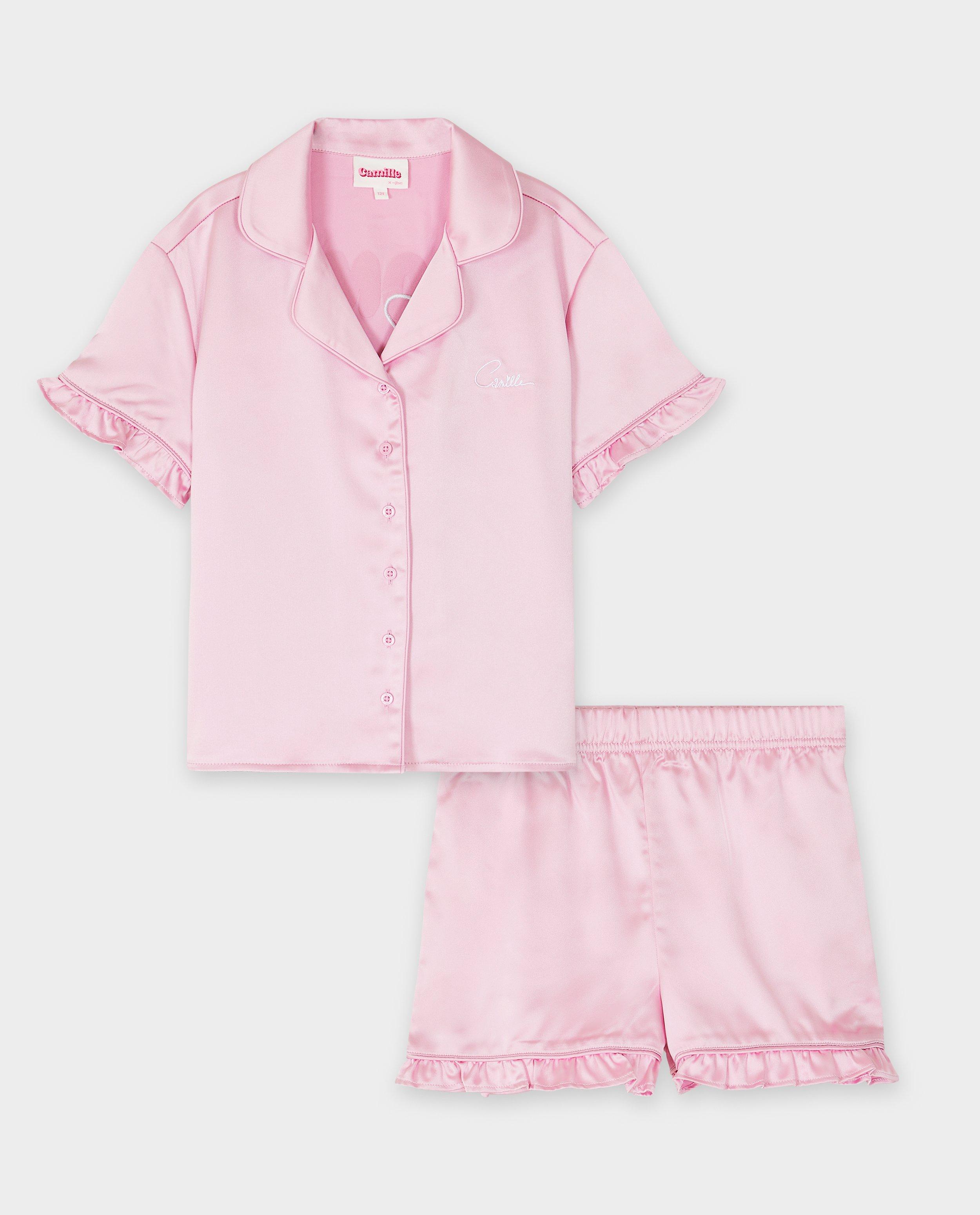 Nachtkleding - Satijnen pyjama, 6-14 jaar