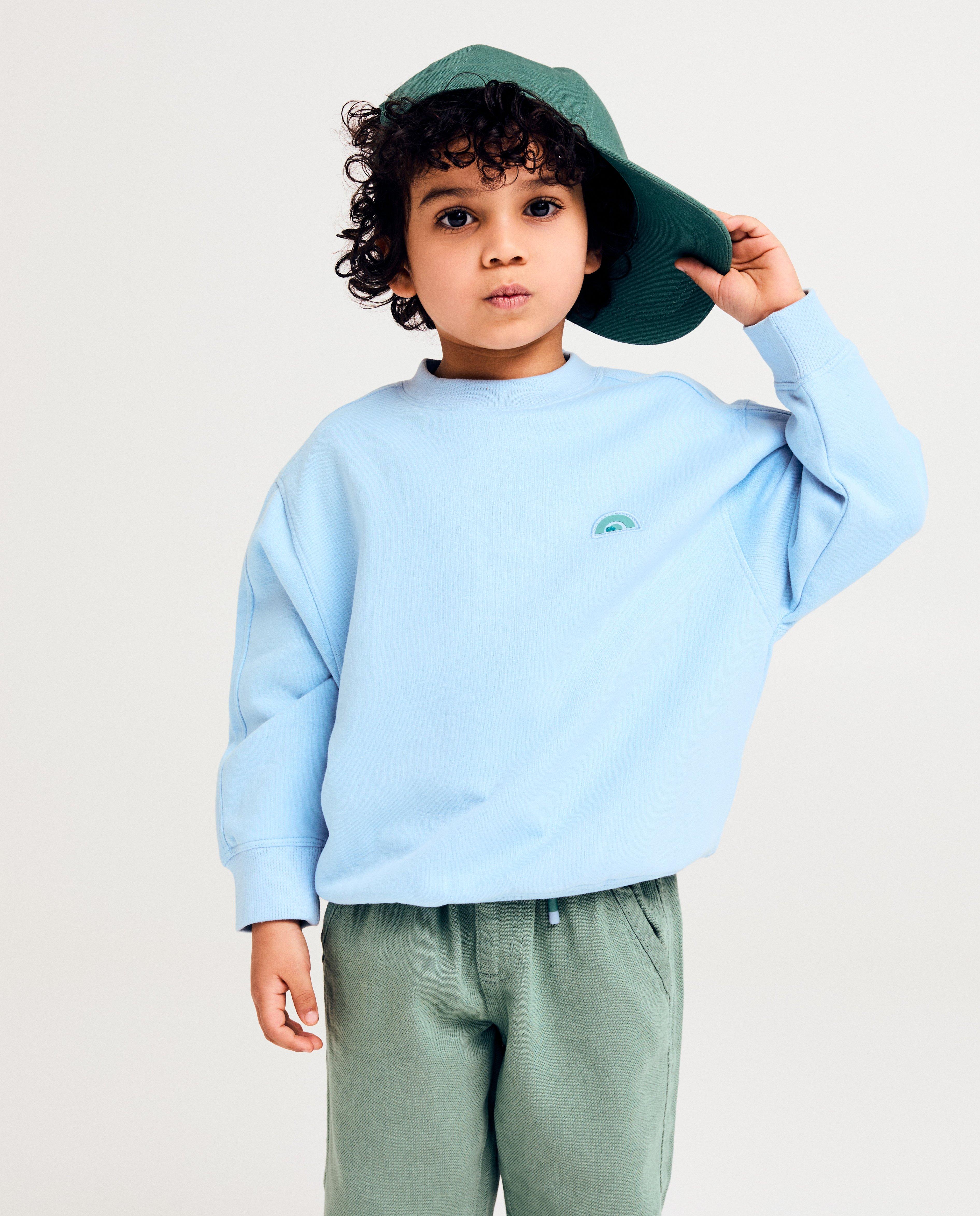 Sweater met patch - Product Detail - blauw - afbeelding nummer 1