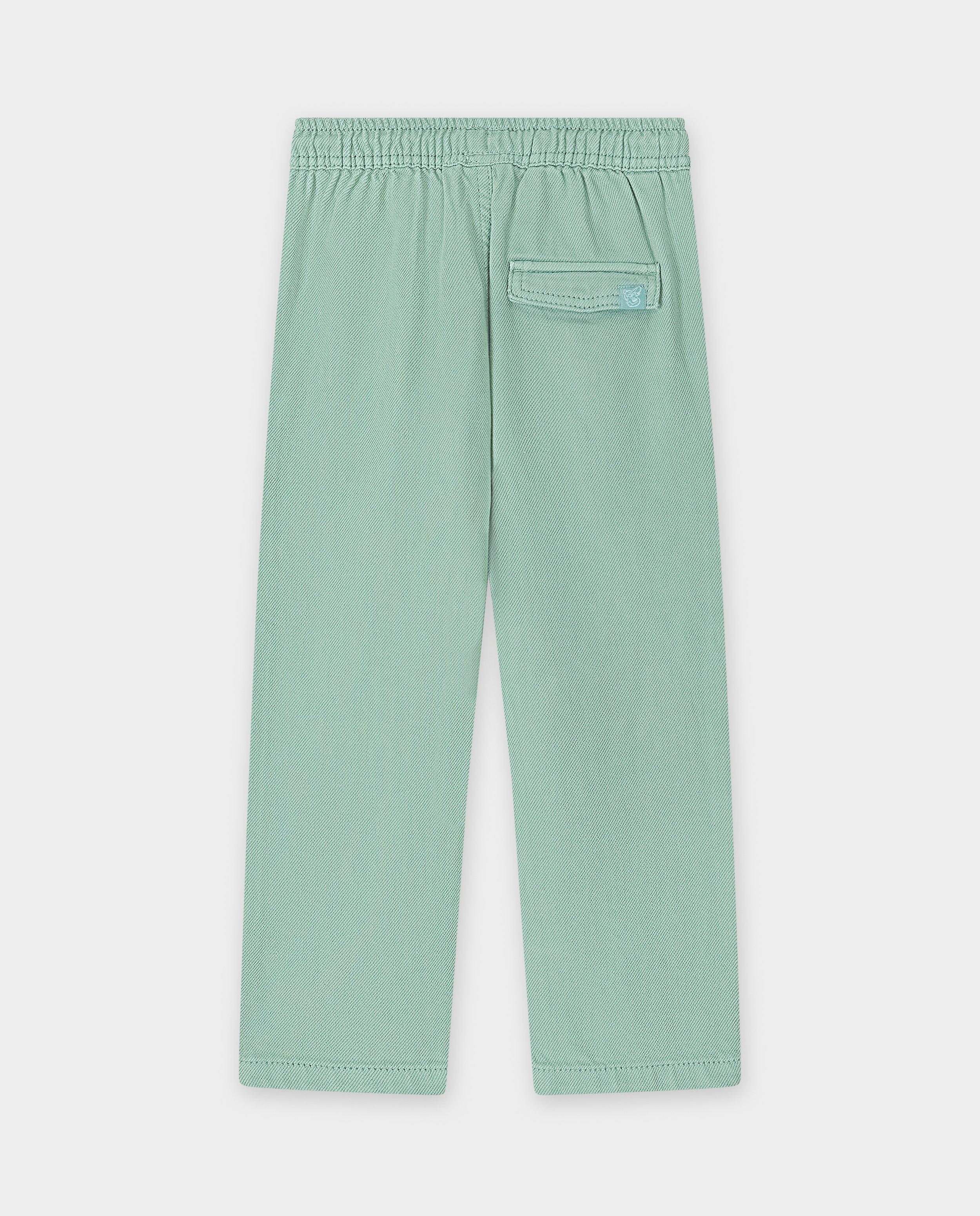 Broeken - Groene broek, regular fit