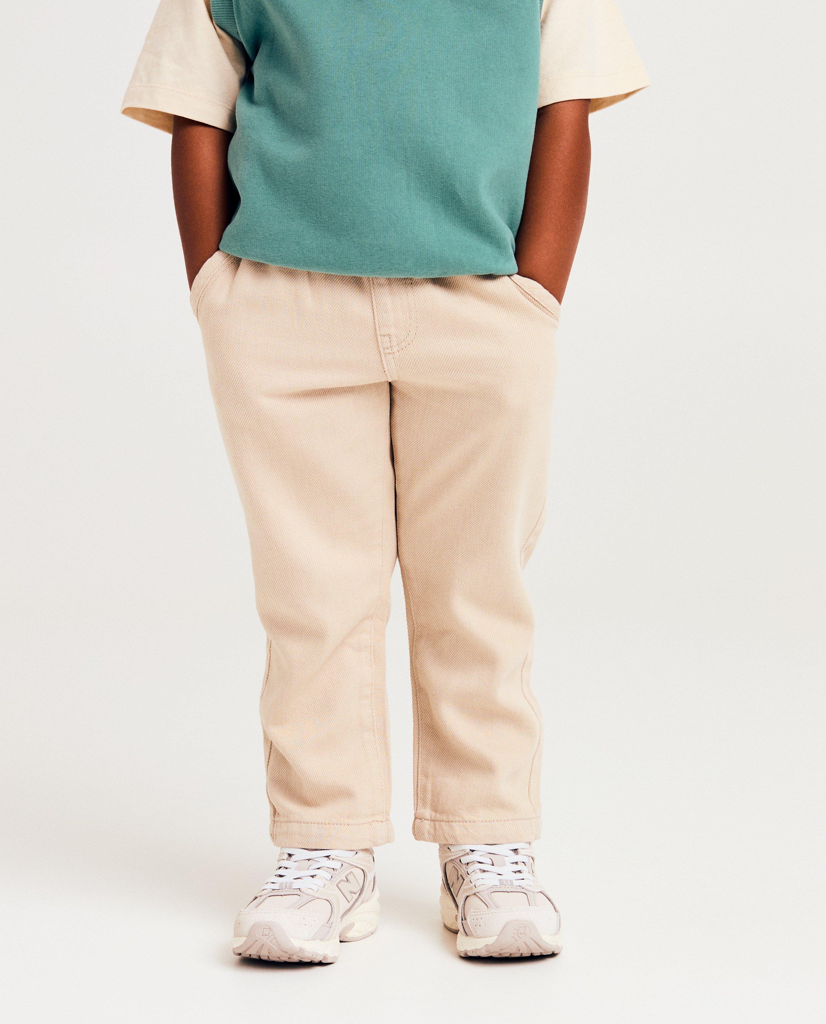 Broeken - Groene broek, regular fit