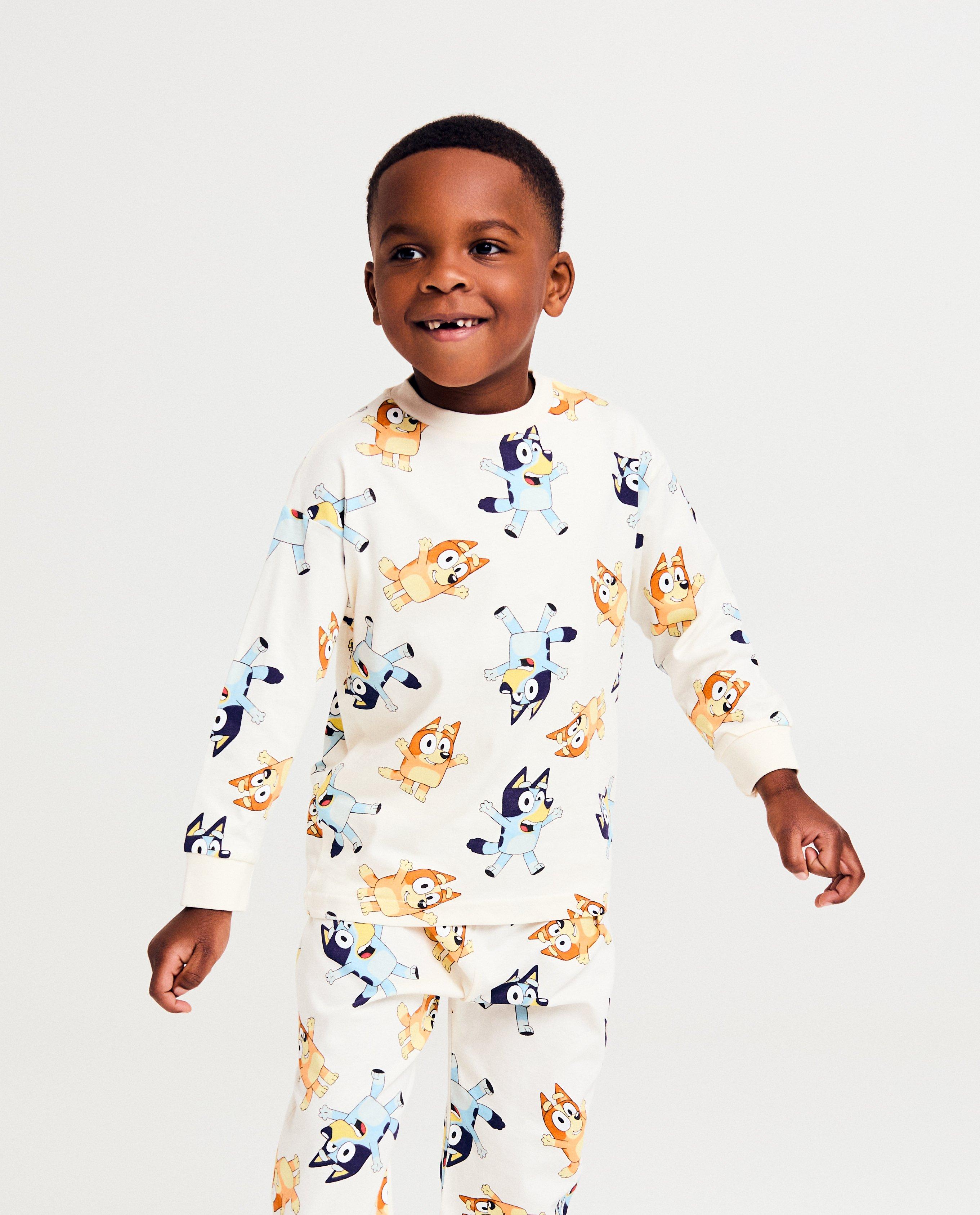 Pyjama &agrave; imprim&eacute; Bluey - D&eacute;tails du produit - blanc - image num&eacute;ro 3