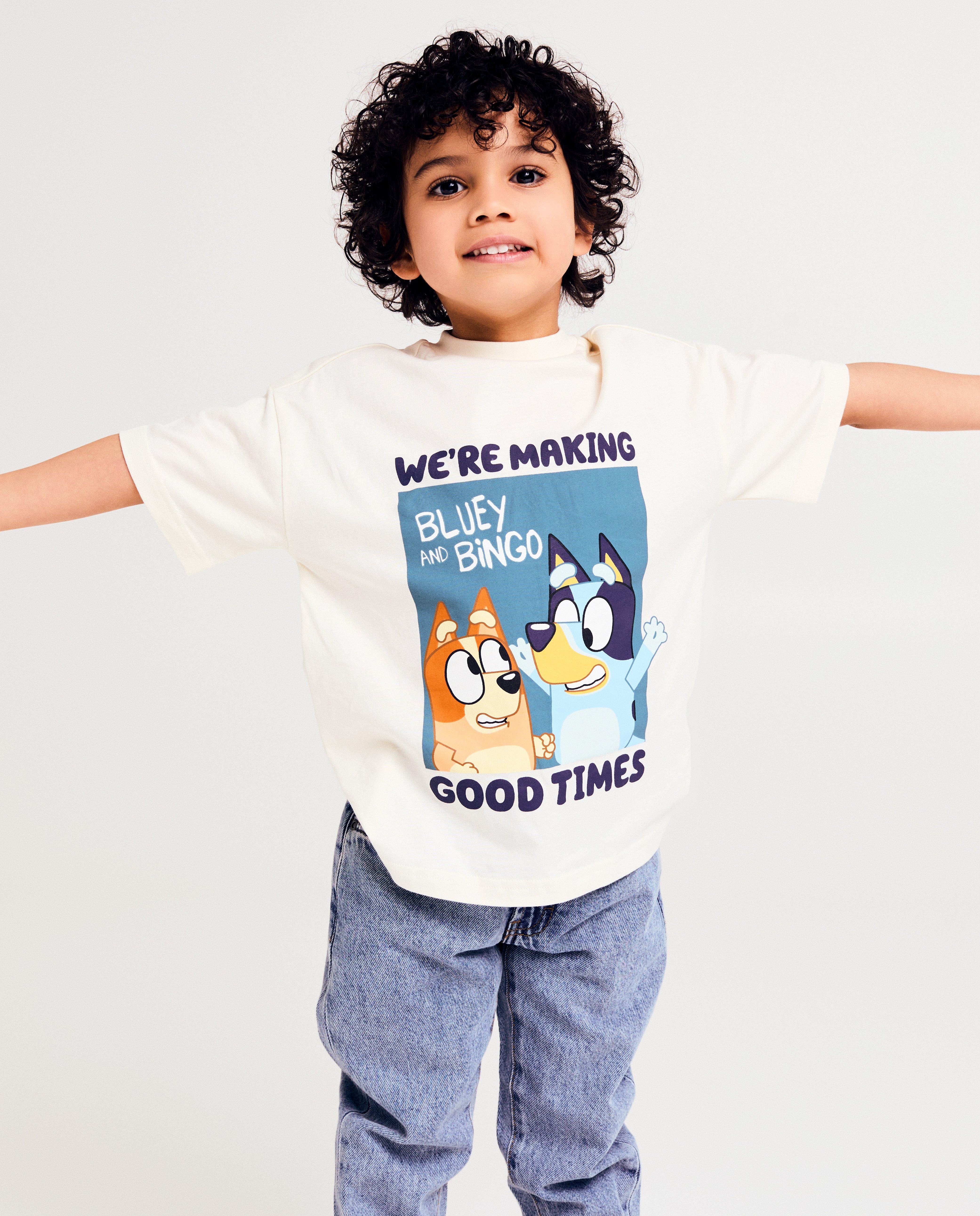 T-shirt met print Bluey - null - Bluey