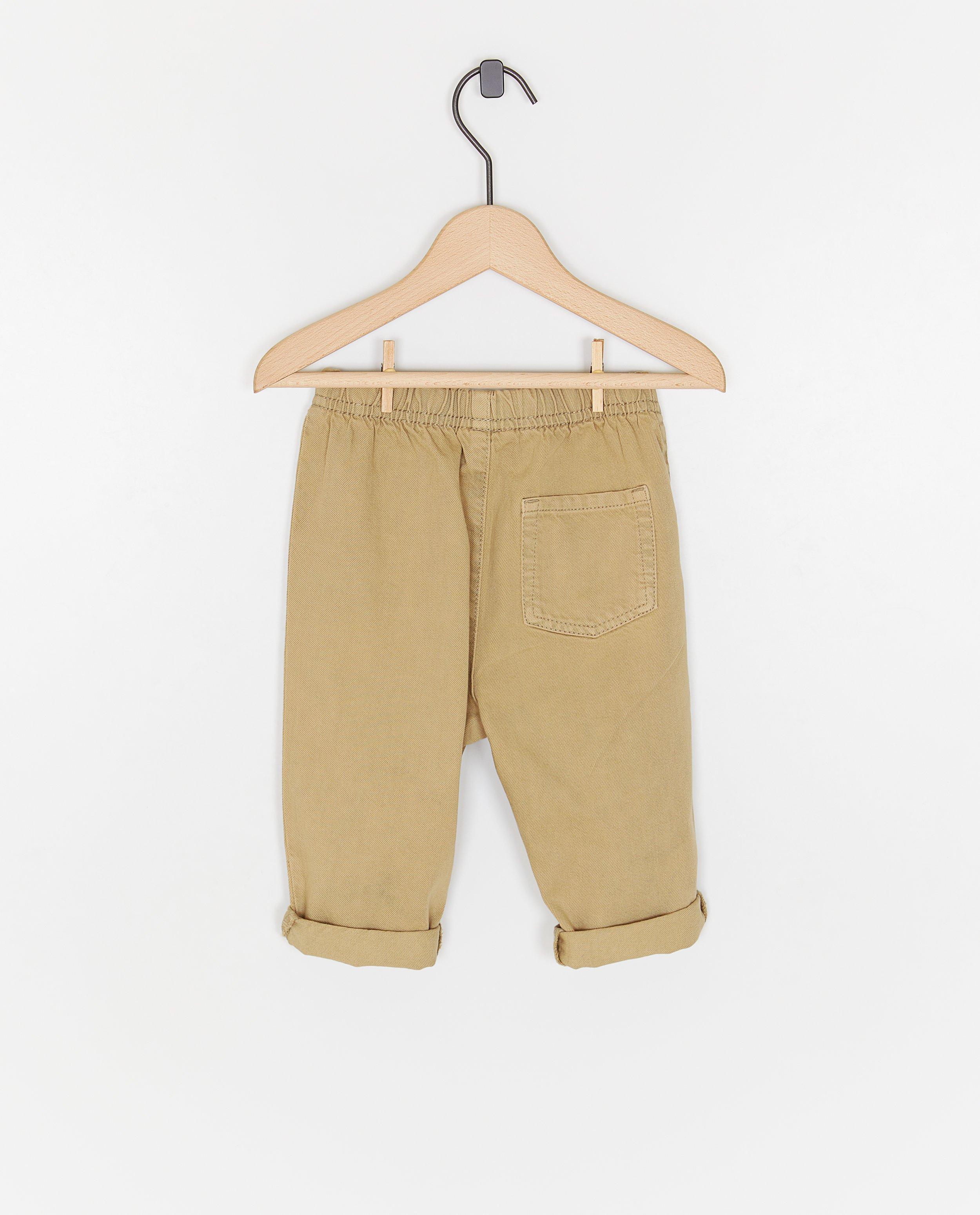 Broeken - Groene broek, baggy fit