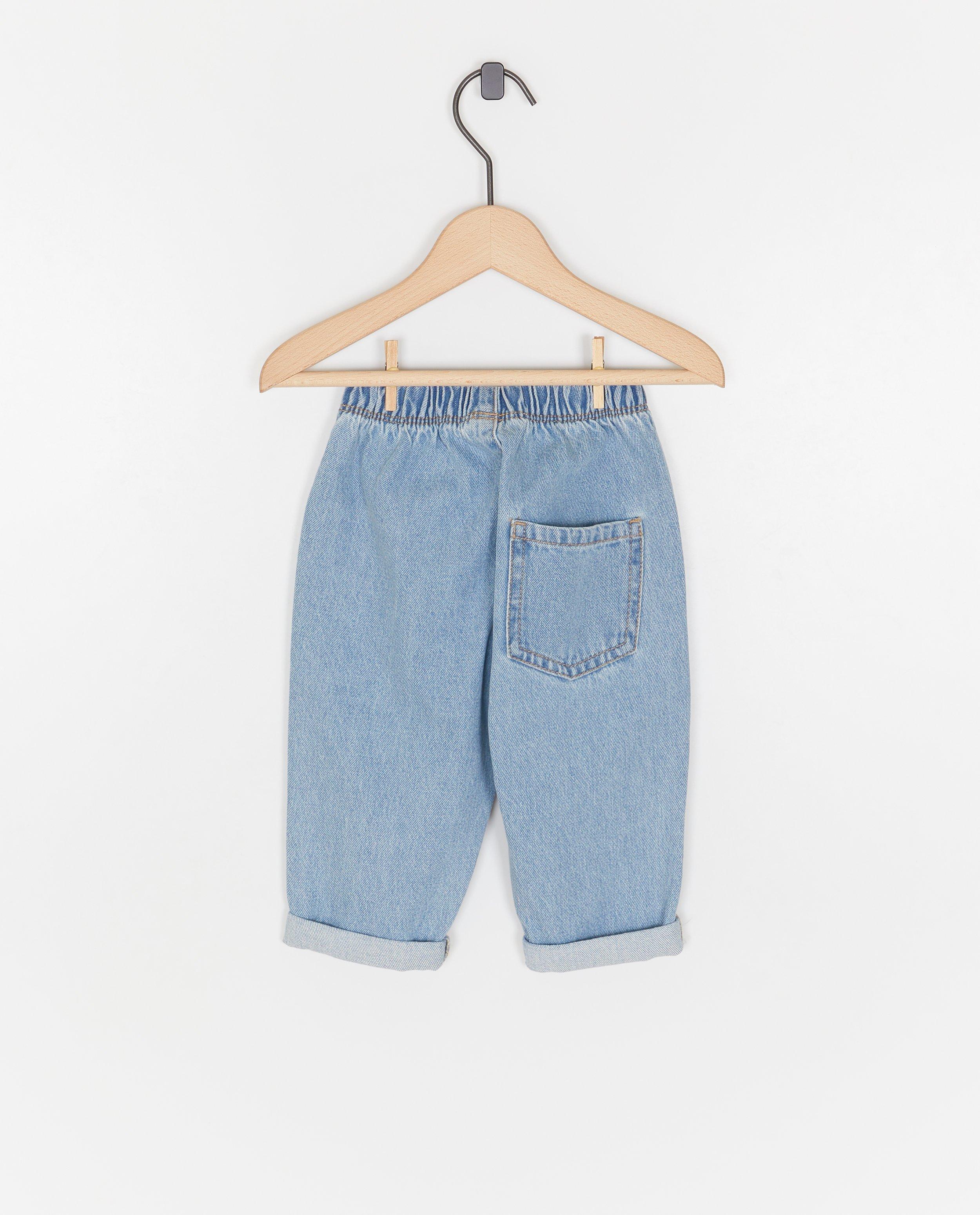 Jeans - Blauwe jeans, baggy fit