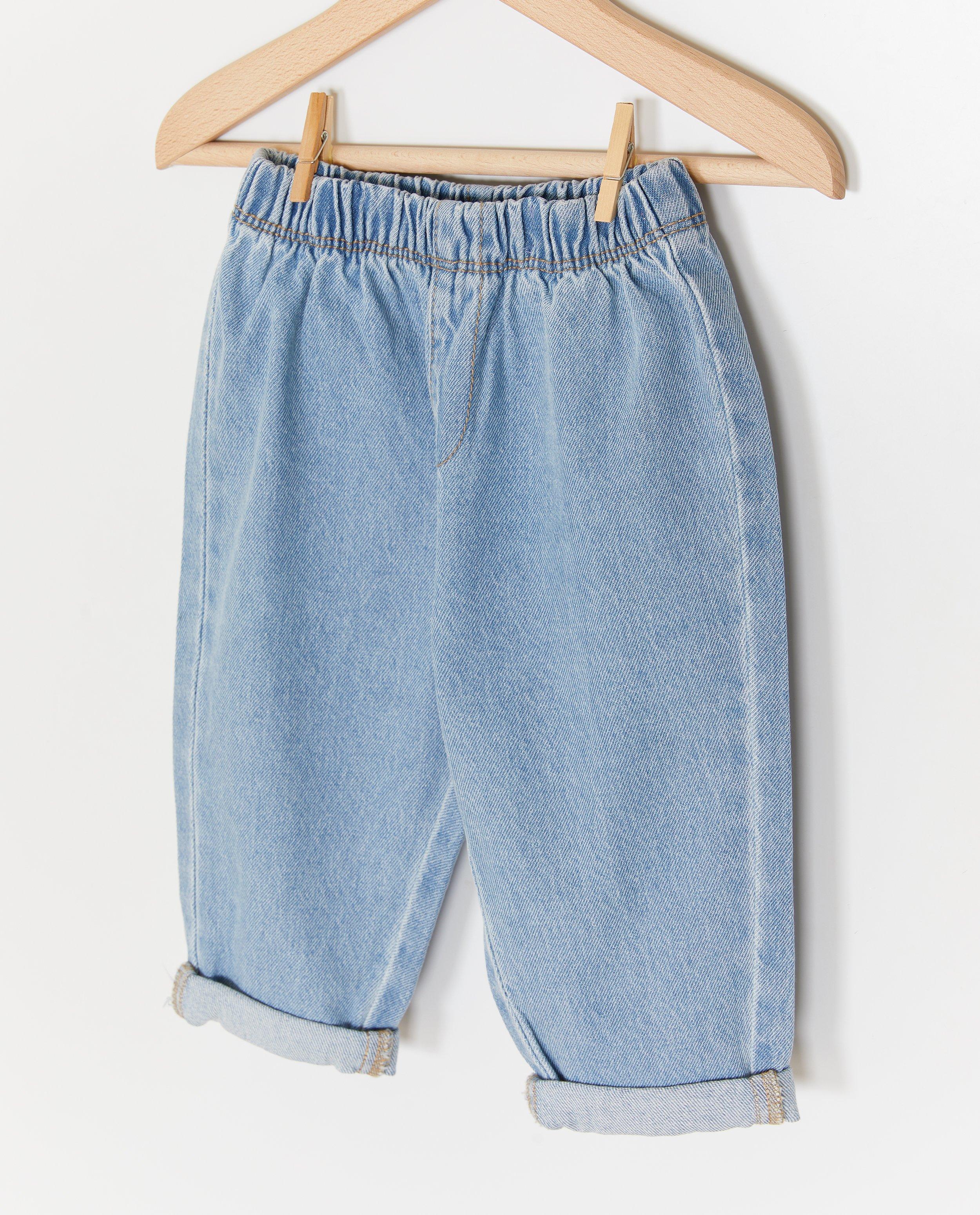 Jeans - Blauwe jeans, baggy fit