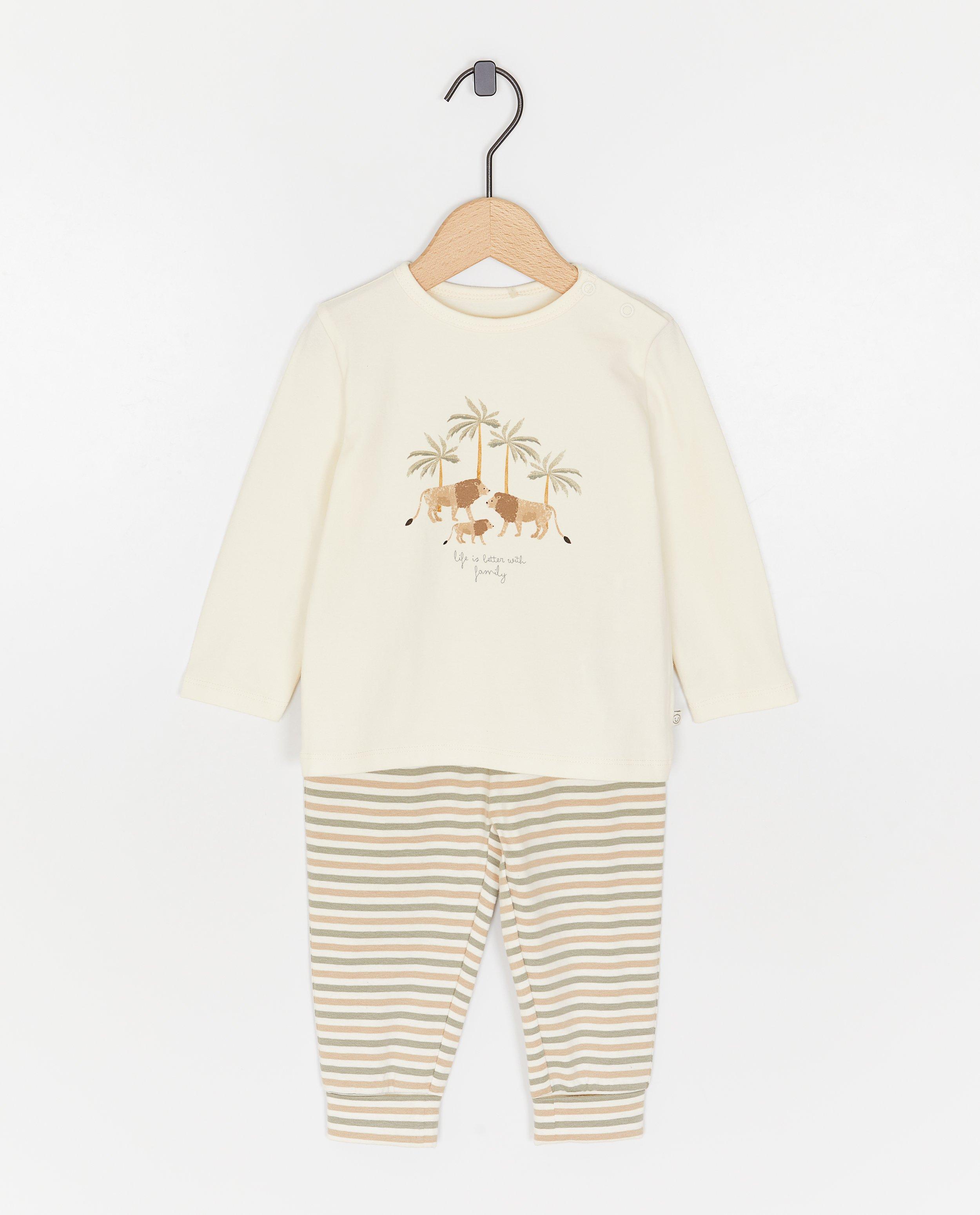 Pyjama met print leeuwen - null - Cuddles and Smiles