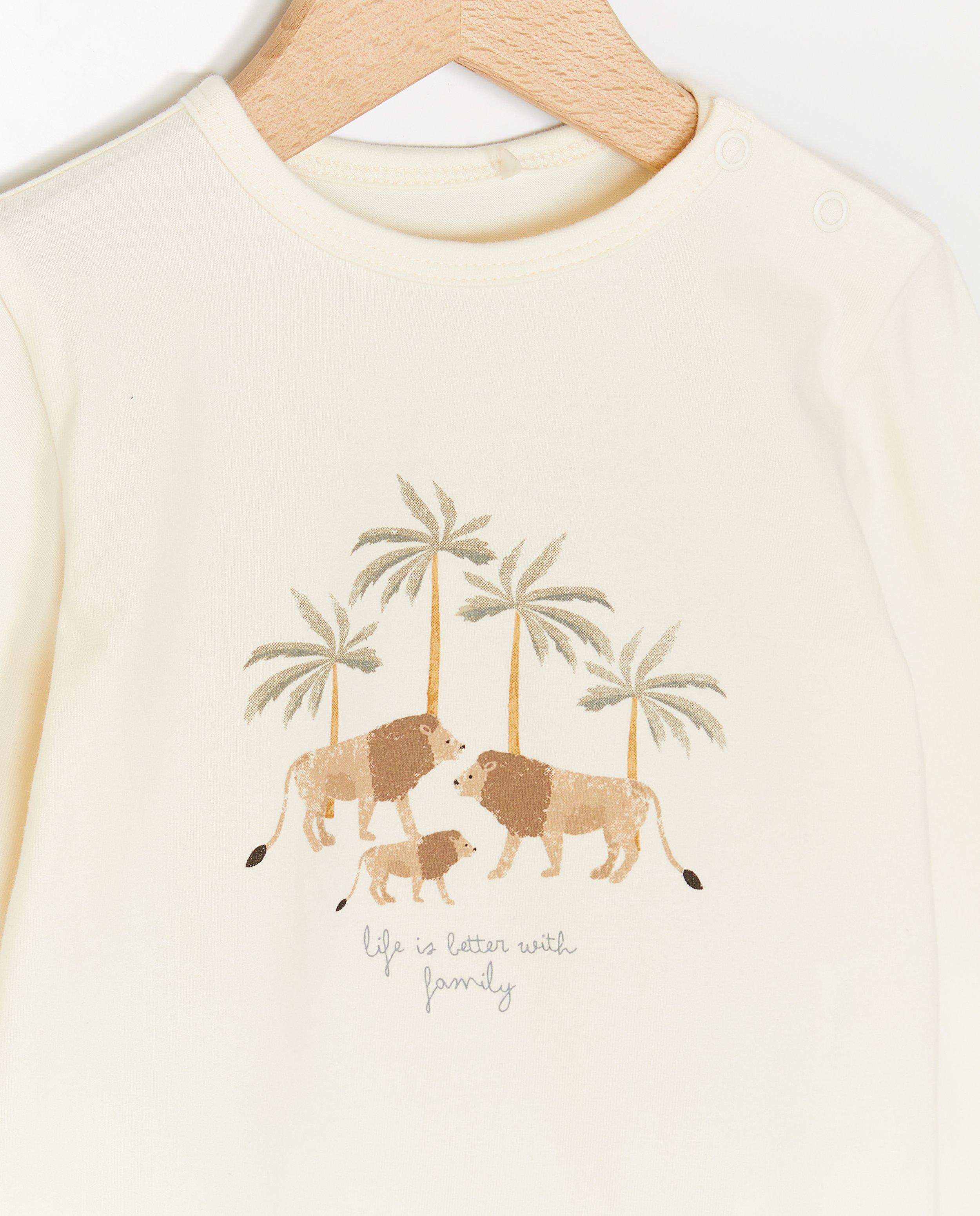 Nachtkleding - Pyjama met print leeuwen