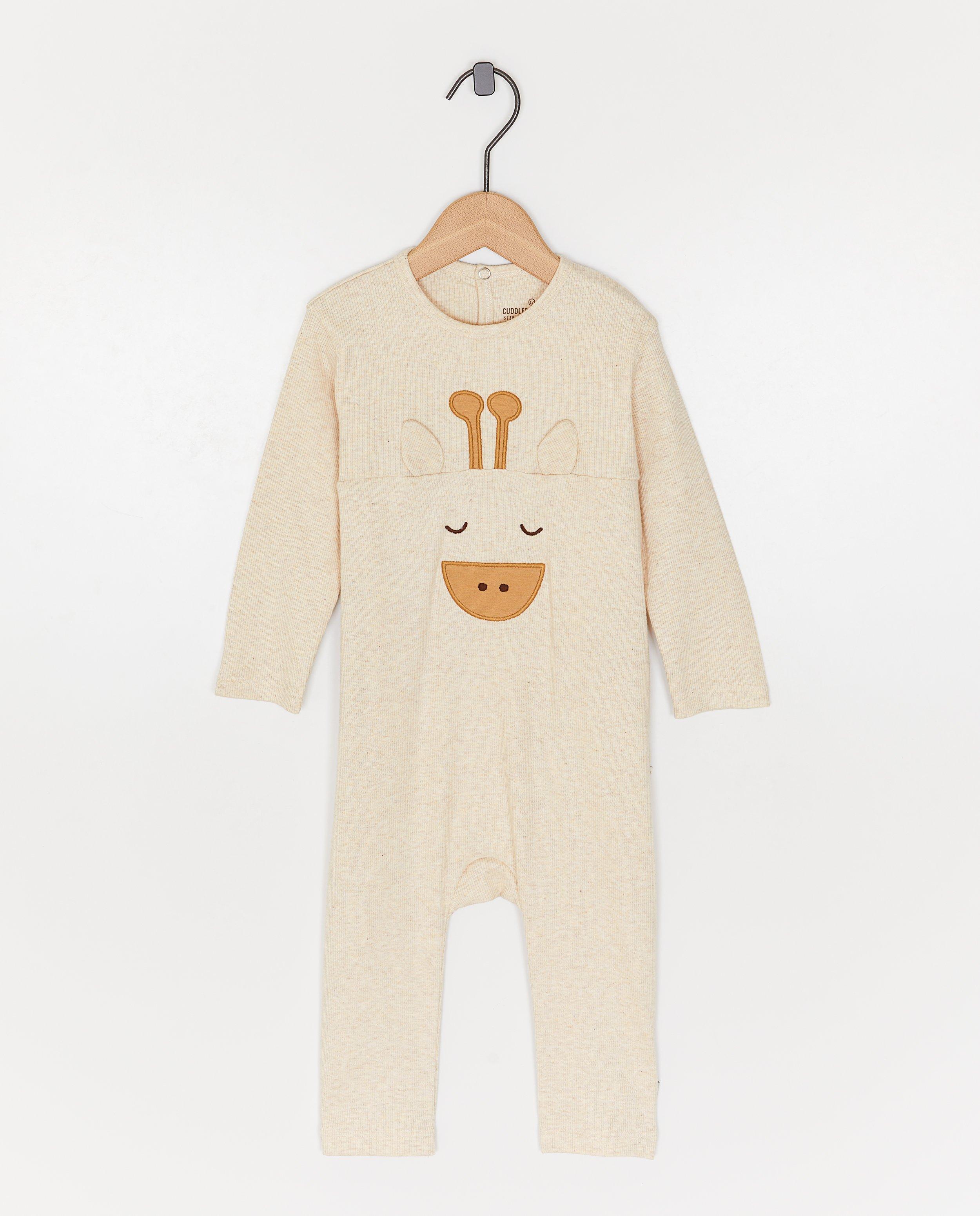 Pyjama met gezichtje giraf - null - Cuddles and Smiles