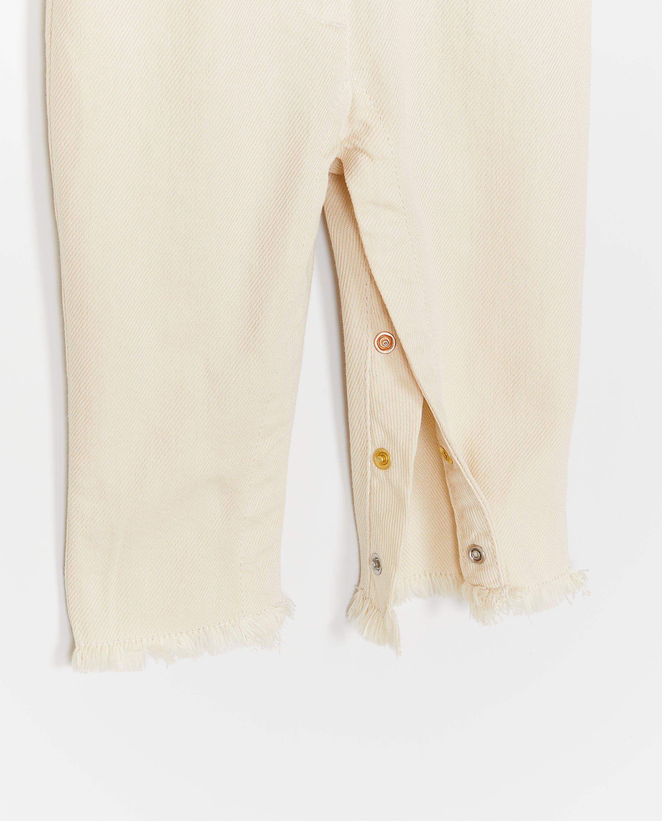 Broeken - Beige salopette