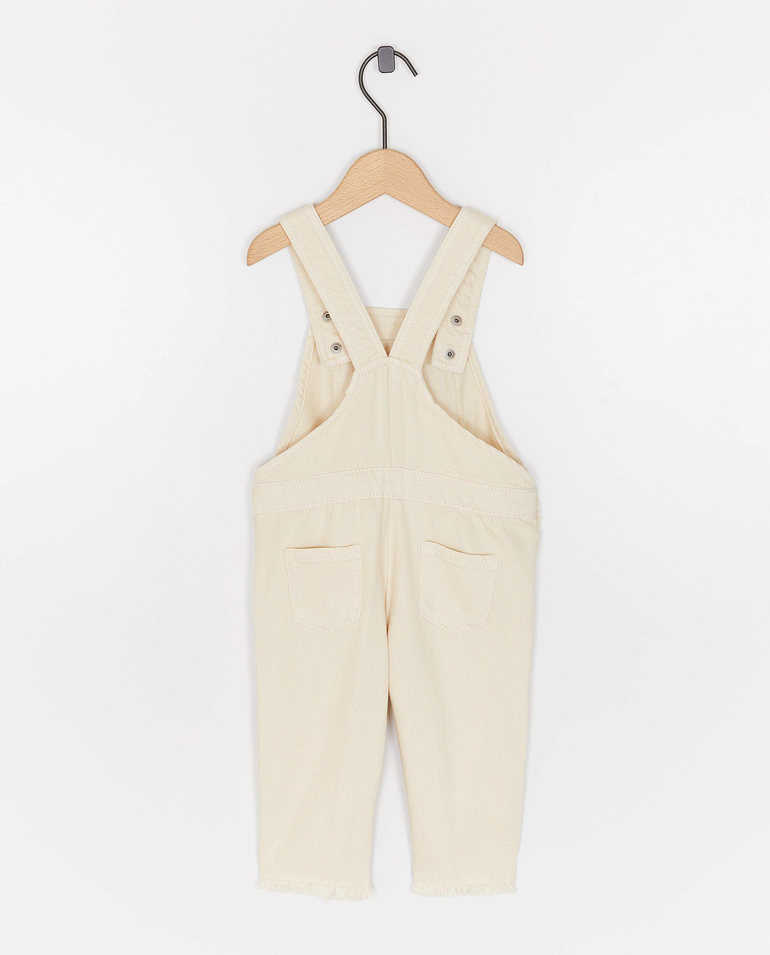 Broeken - Beige salopette