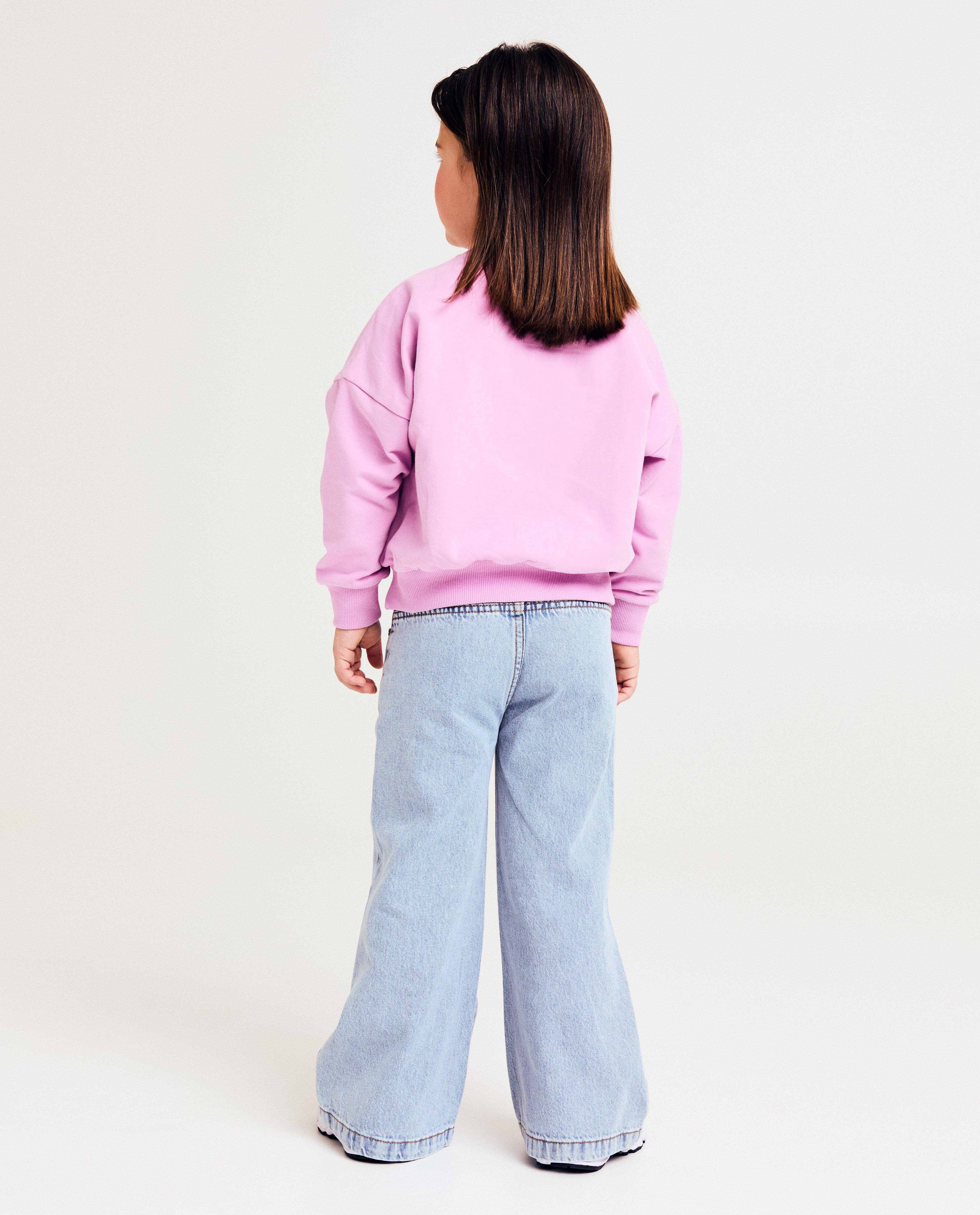 Jeans - Jeans met siernaden, wide fit