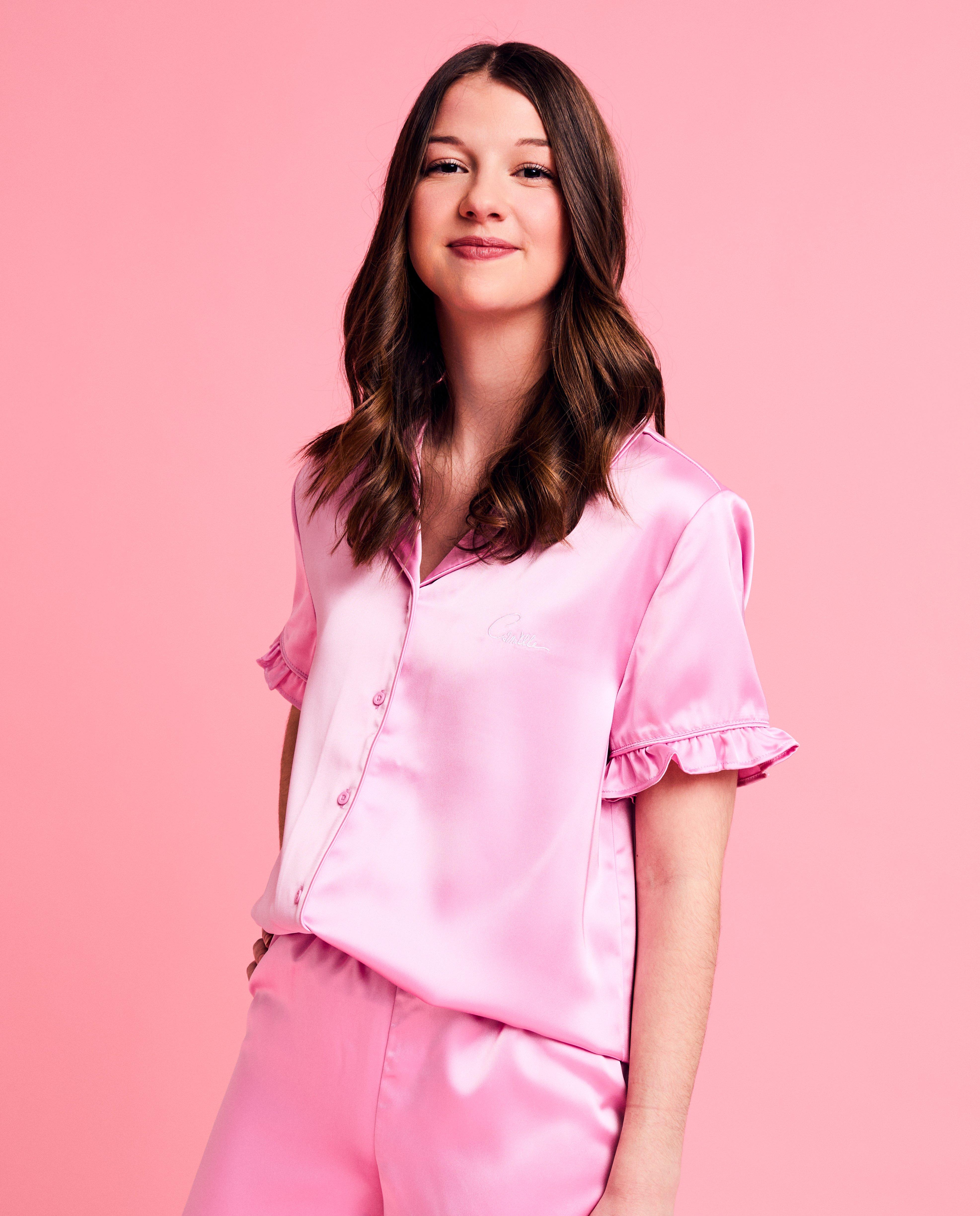 Satijnen pyjama, XS-XL - null - CAMILLE