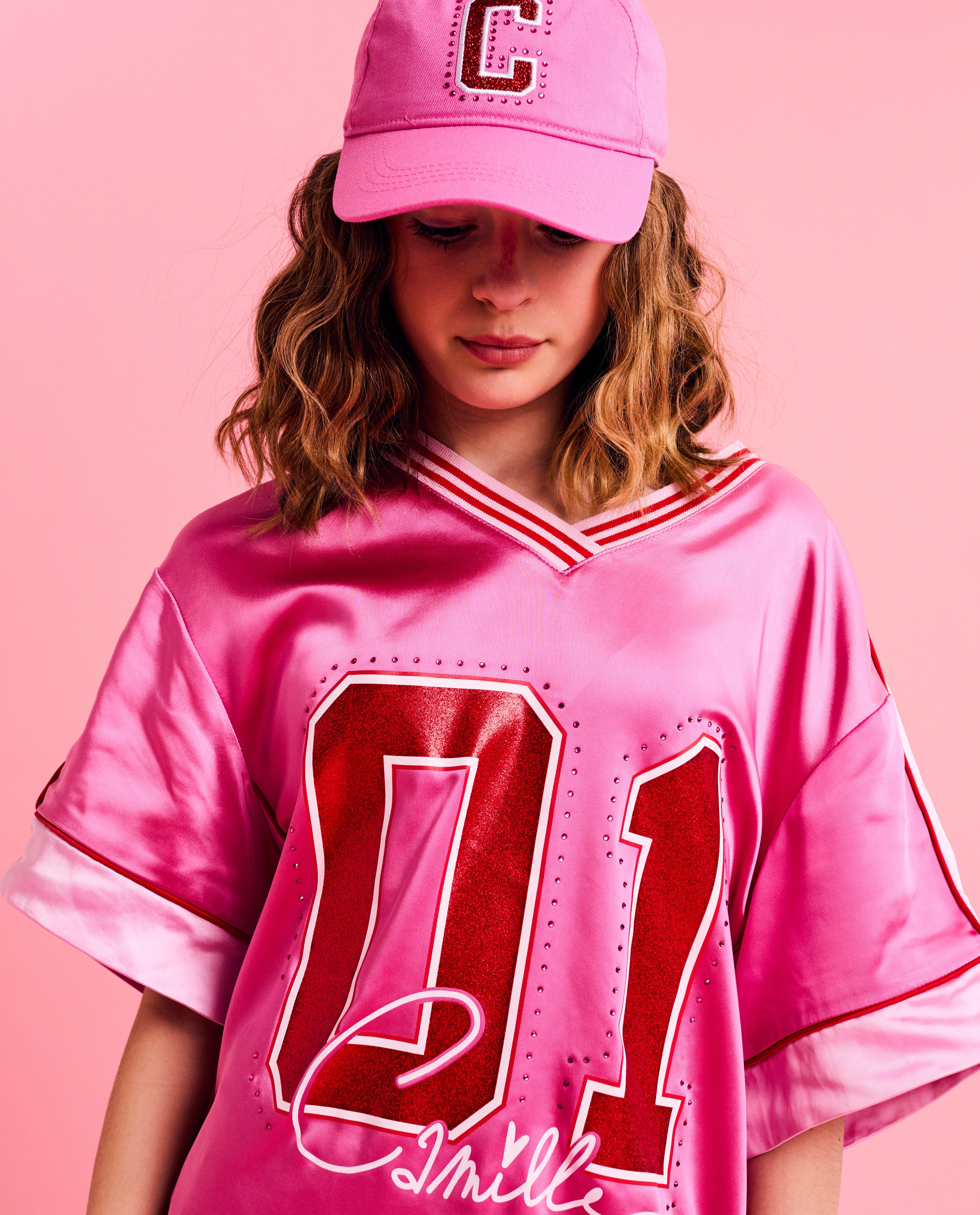 Robes - Robe en satin avec une inscription, 6-14 ans