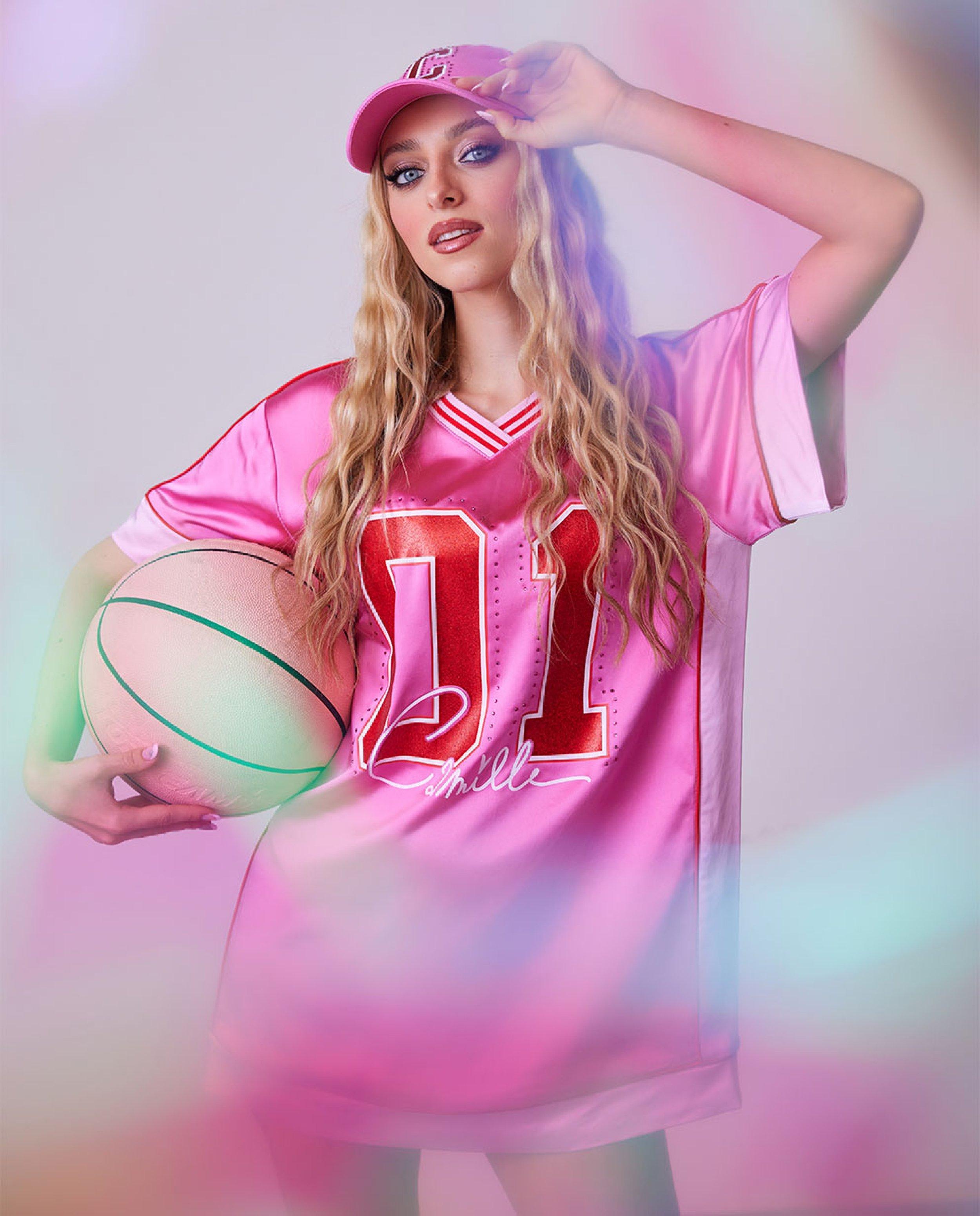 Robes - Robe en satin avec une inscription, 6-14 ans