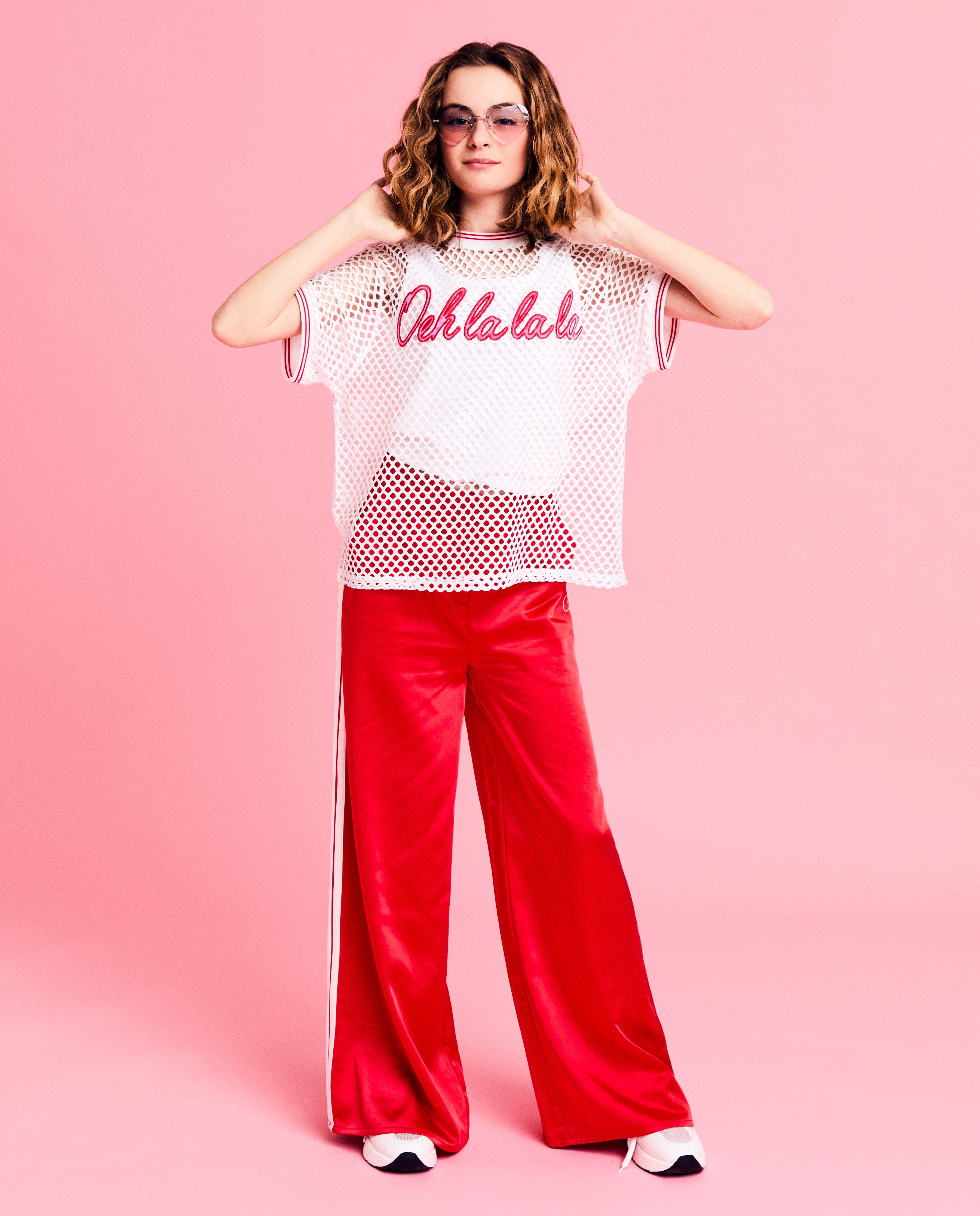 Ensembles - Ensemble : t-shirt en mesh + top, 6-14 ans