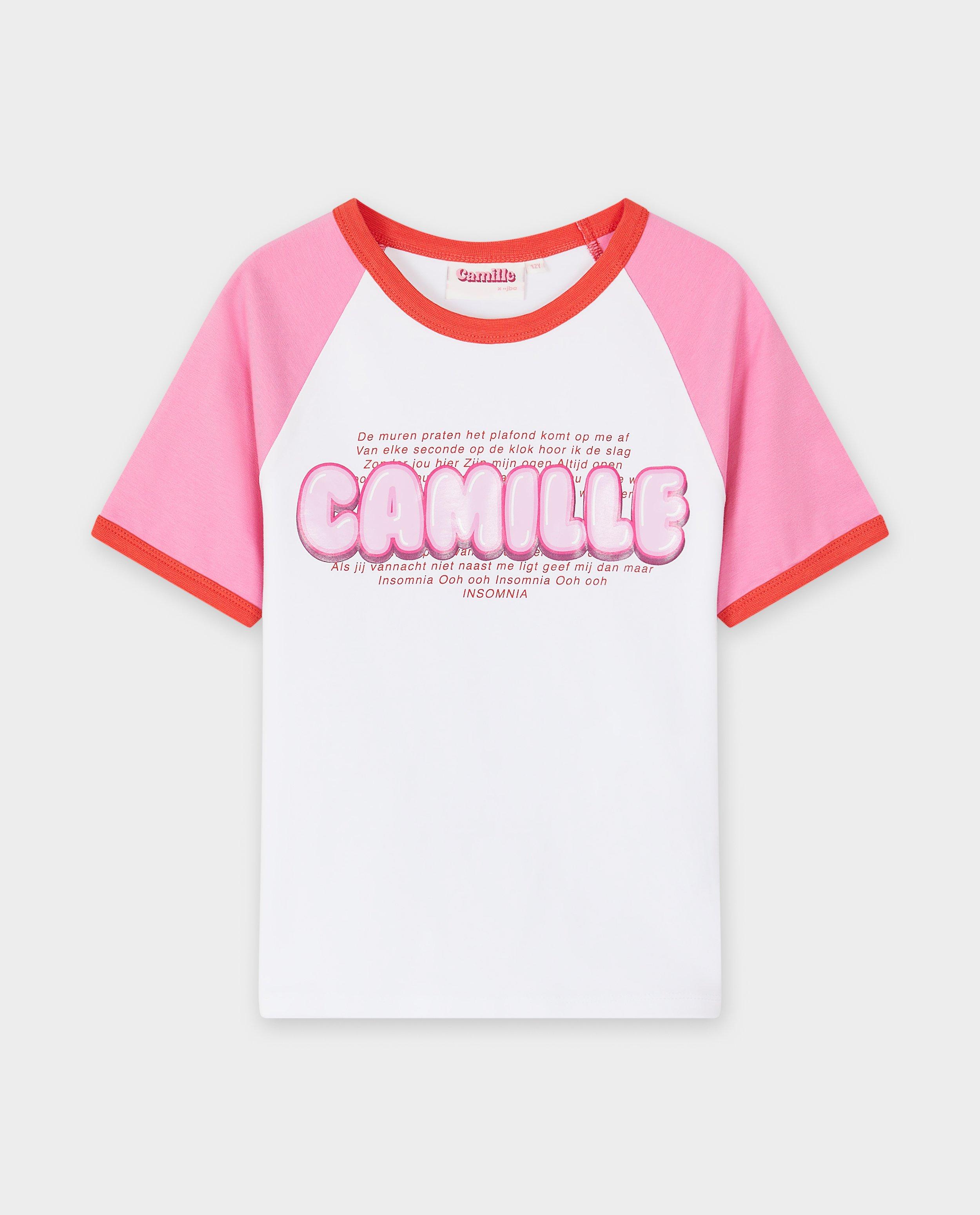 T-shirts - T-shirt met opschrift, fitted, 6-14 jaar