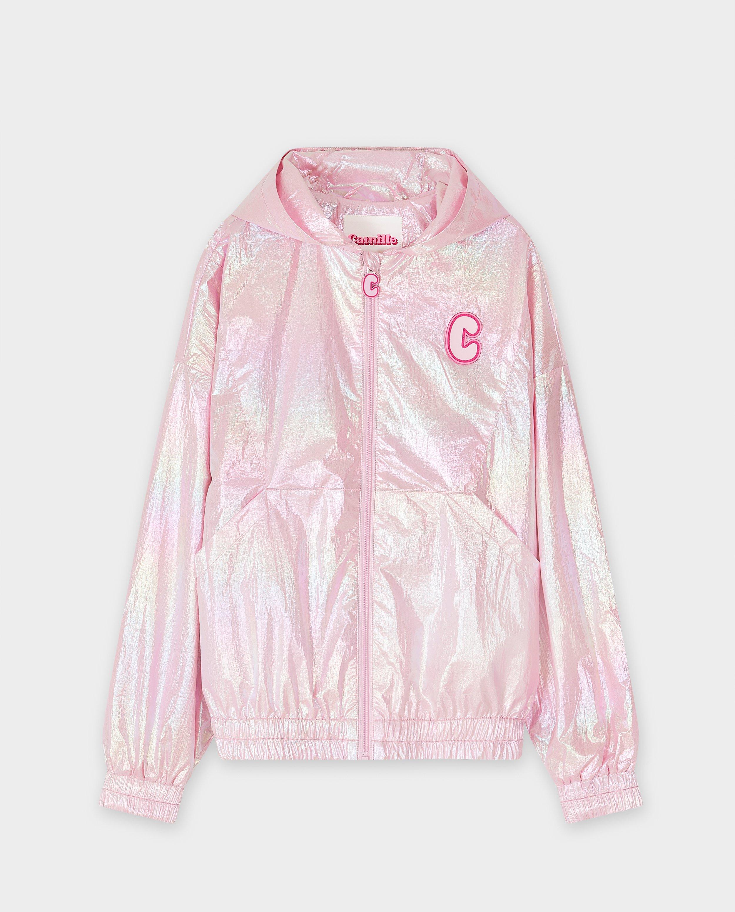 Poncho's en teddy's - Vest met holografische look, 6-14 jaar