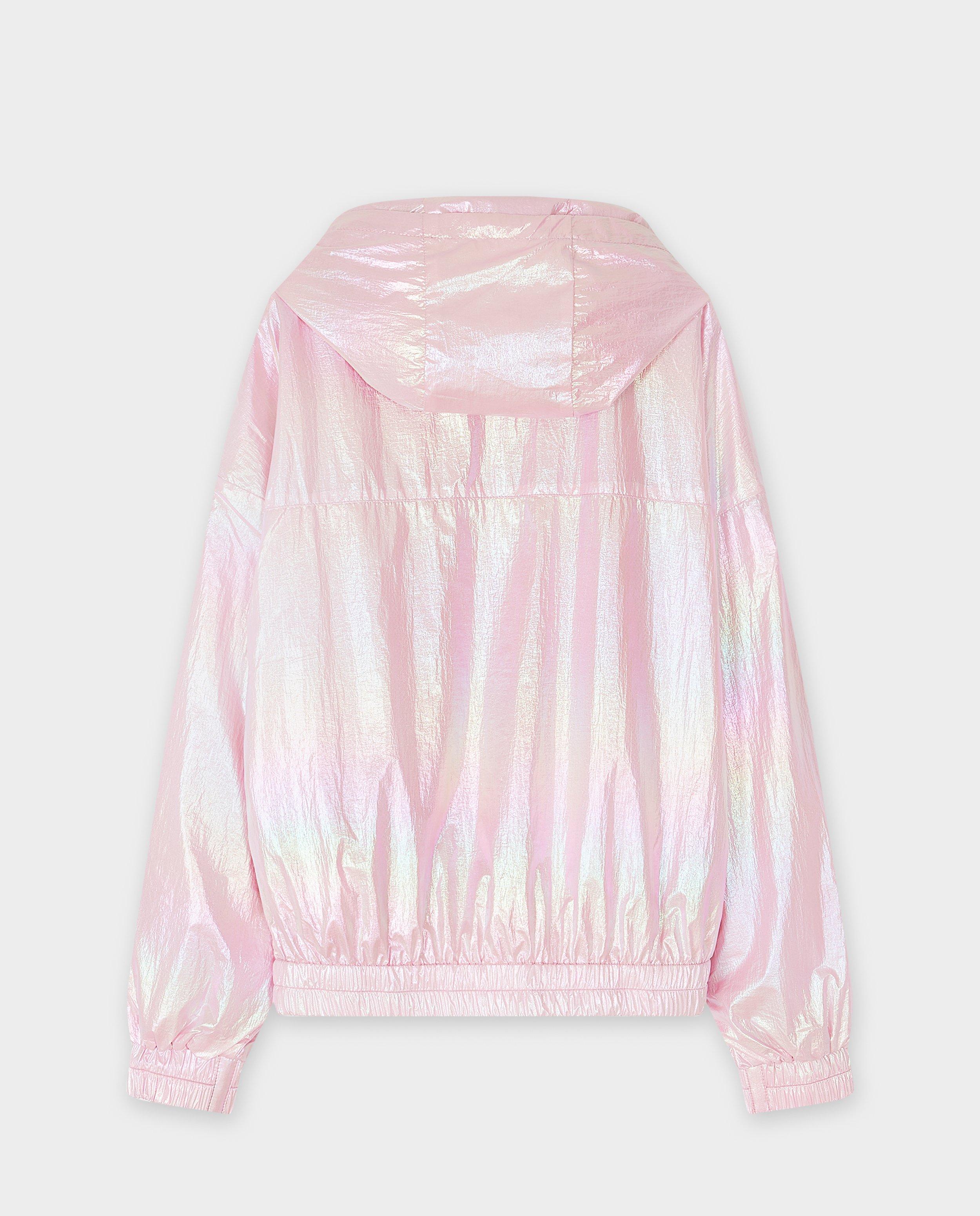 Poncho's en teddy's - Vest met holografische look, 6-14 jaar
