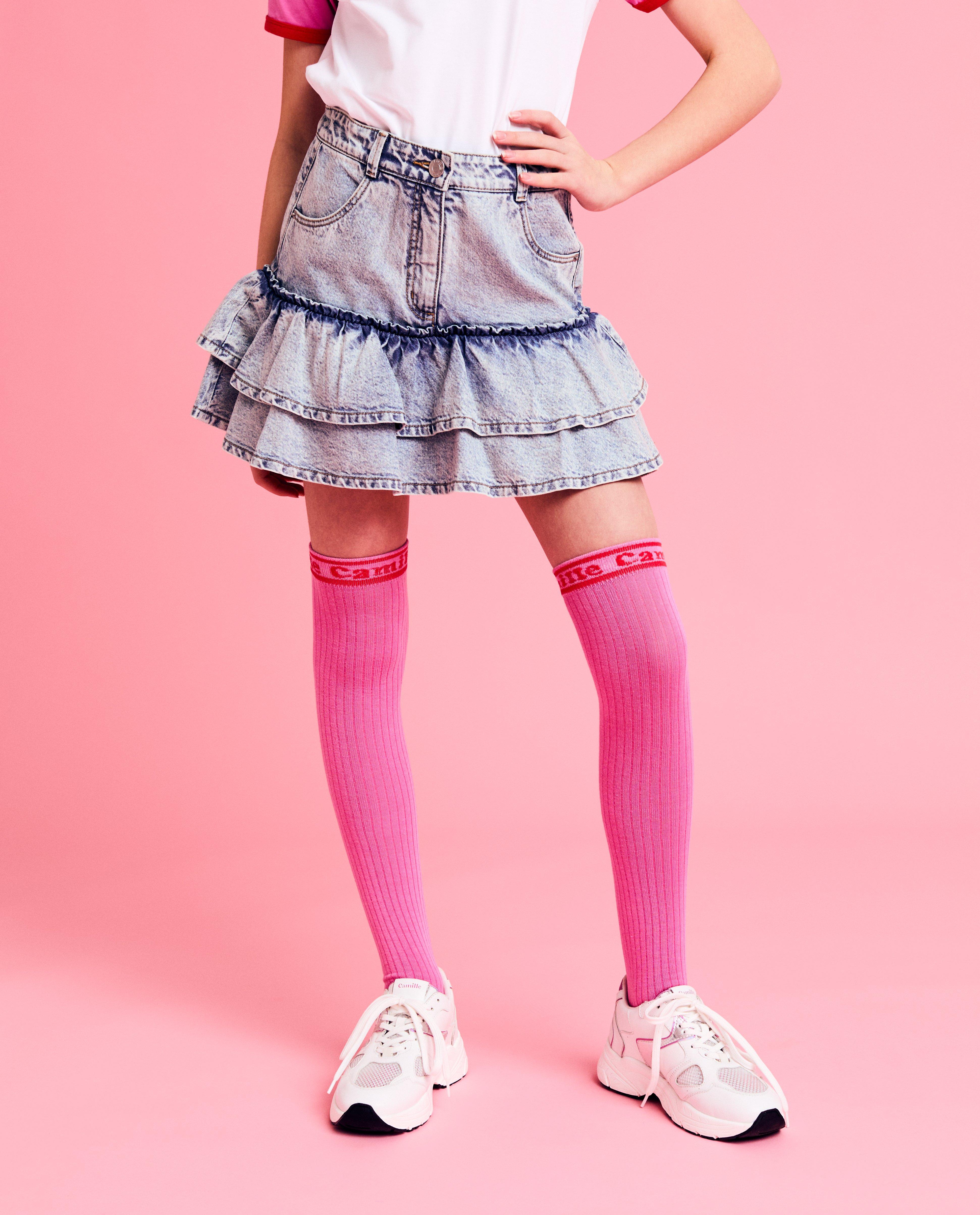 Jupes - Jupe en jeans à volants, 6-14 ans