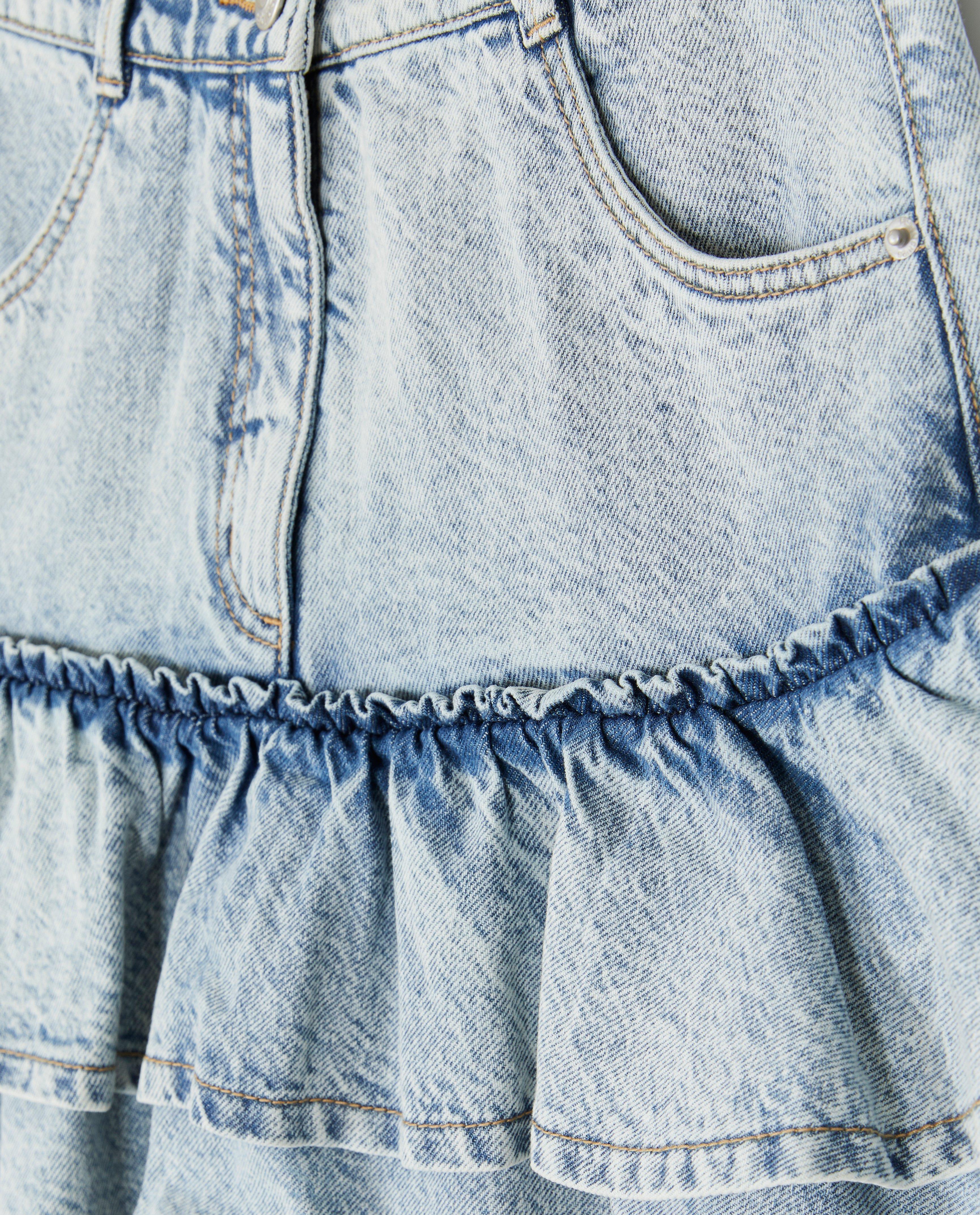 Jupes - Jupe en jeans à volants, 6-14 ans