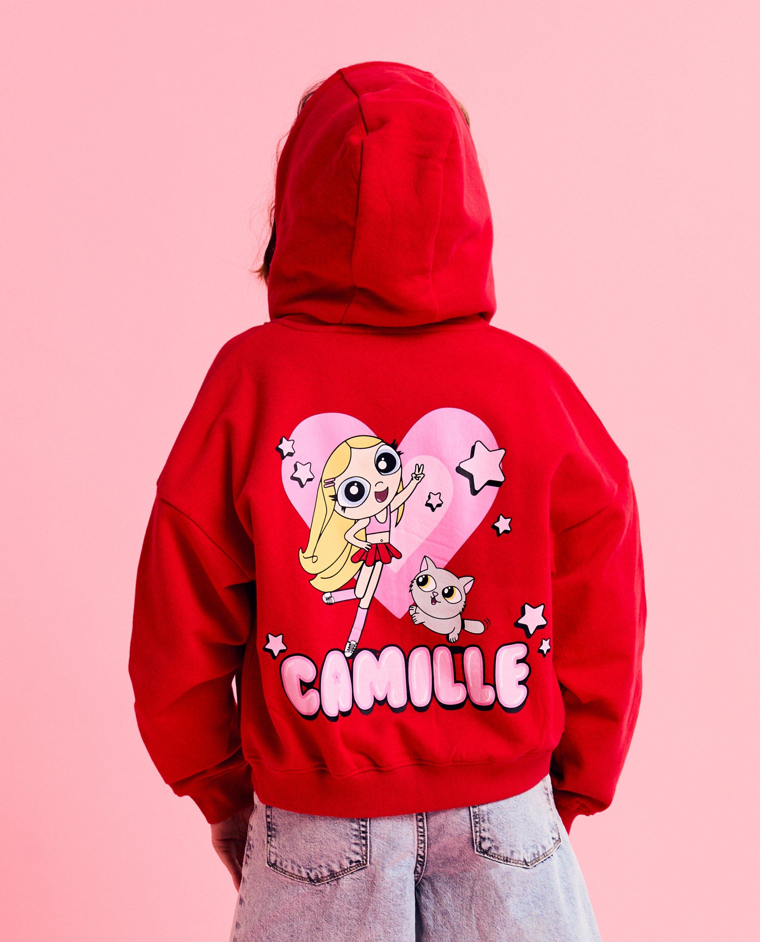 Gilet molletonné à imprimé au dos, 4-14 ans