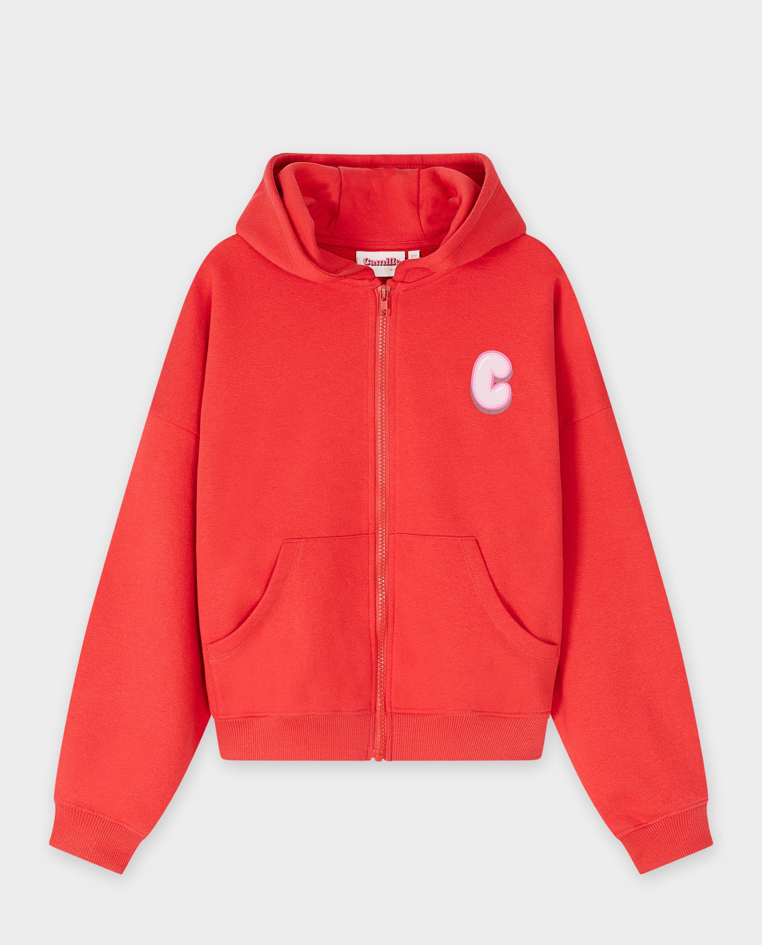Cardigan - Sweatvest met backprint, 4-14 jaar