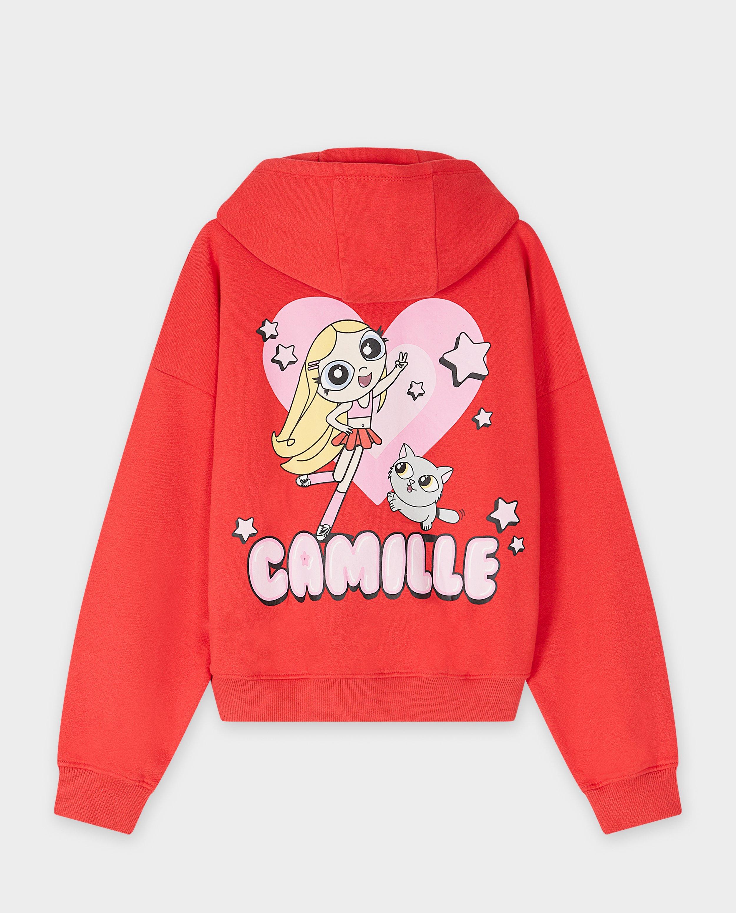 Cardigan - Sweatvest met backprint, 4-14 jaar
