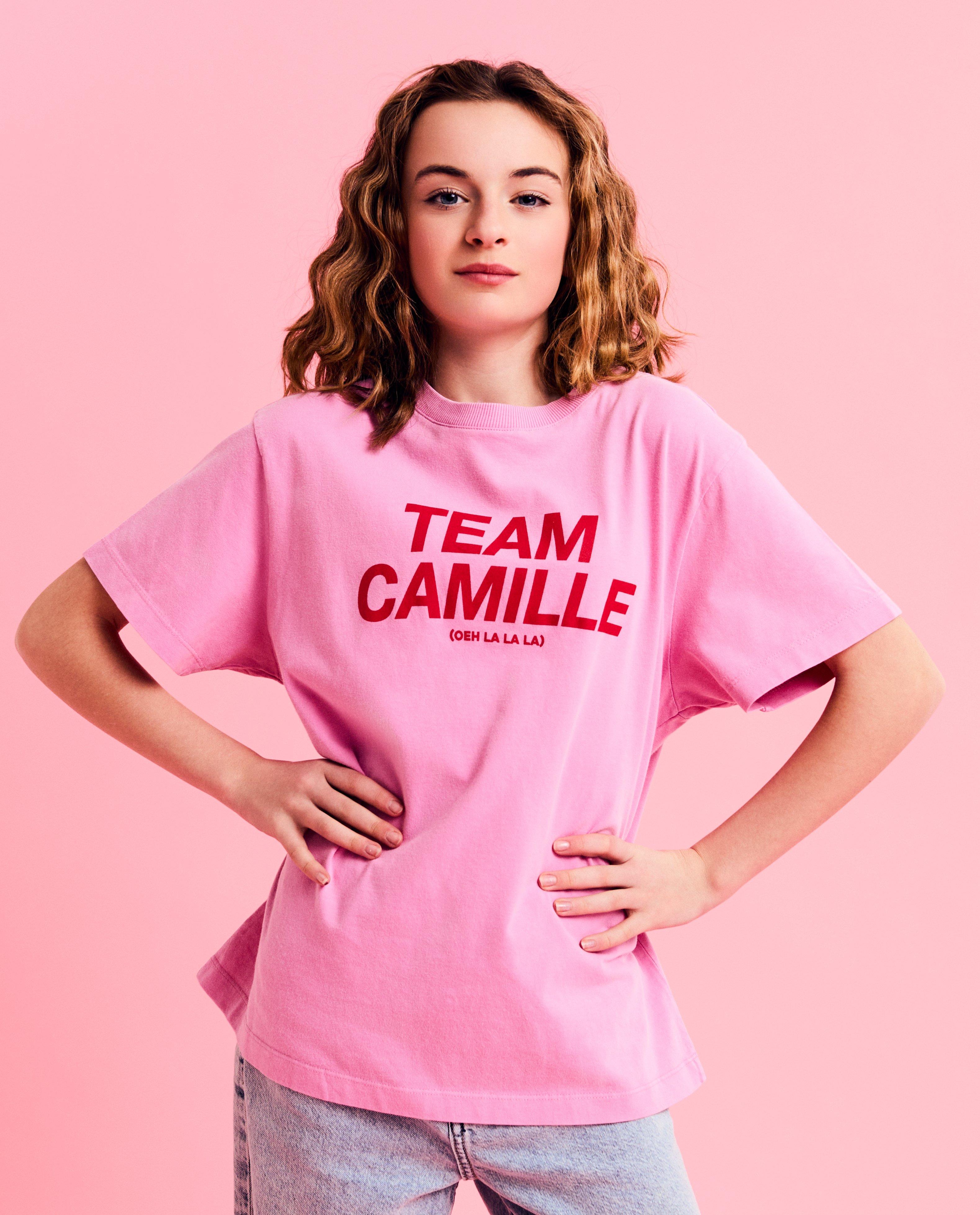 T-shirt met backprint, 6-14 jaar - null - CAMILLE